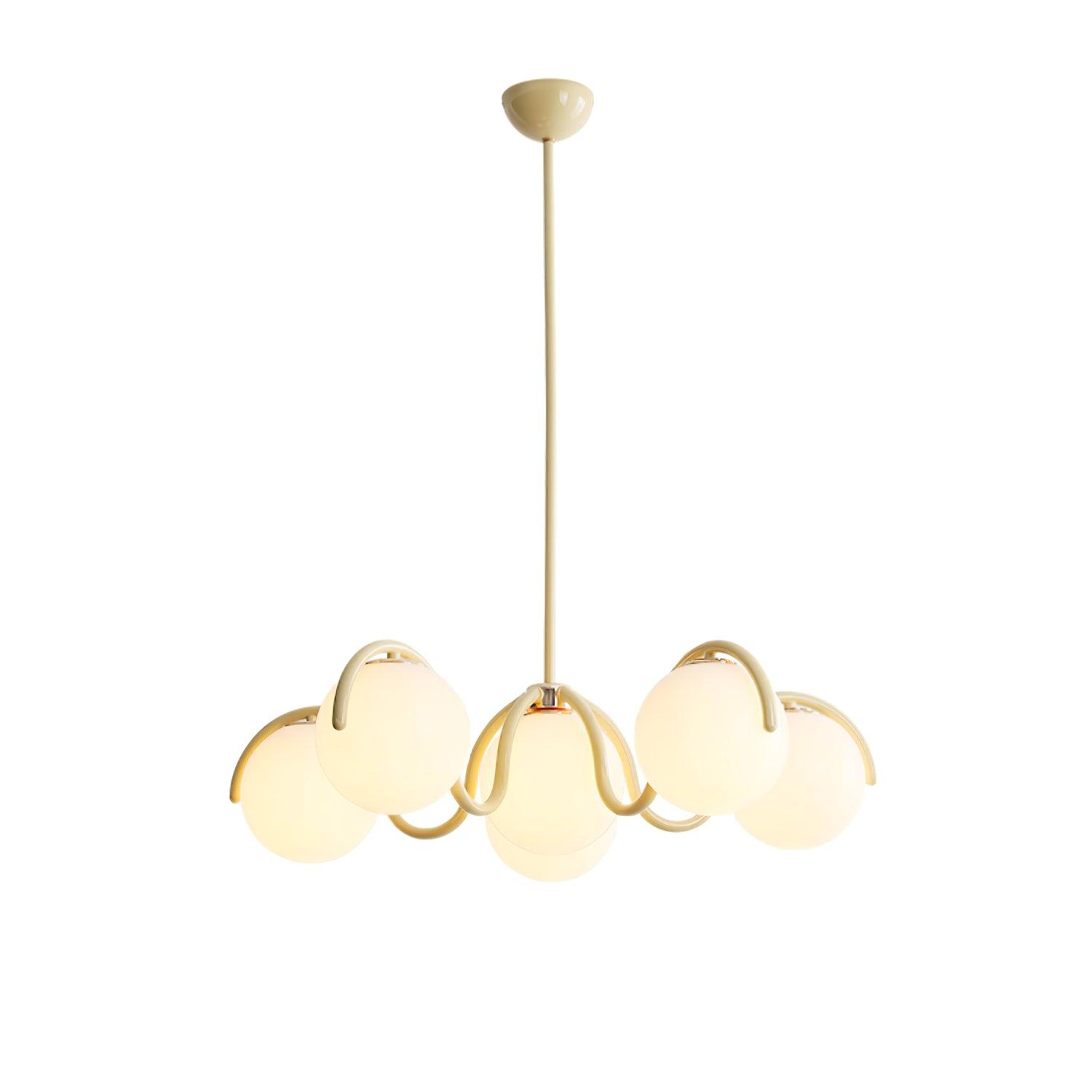 Reedway Curve Linear Chandelier - Cueteks