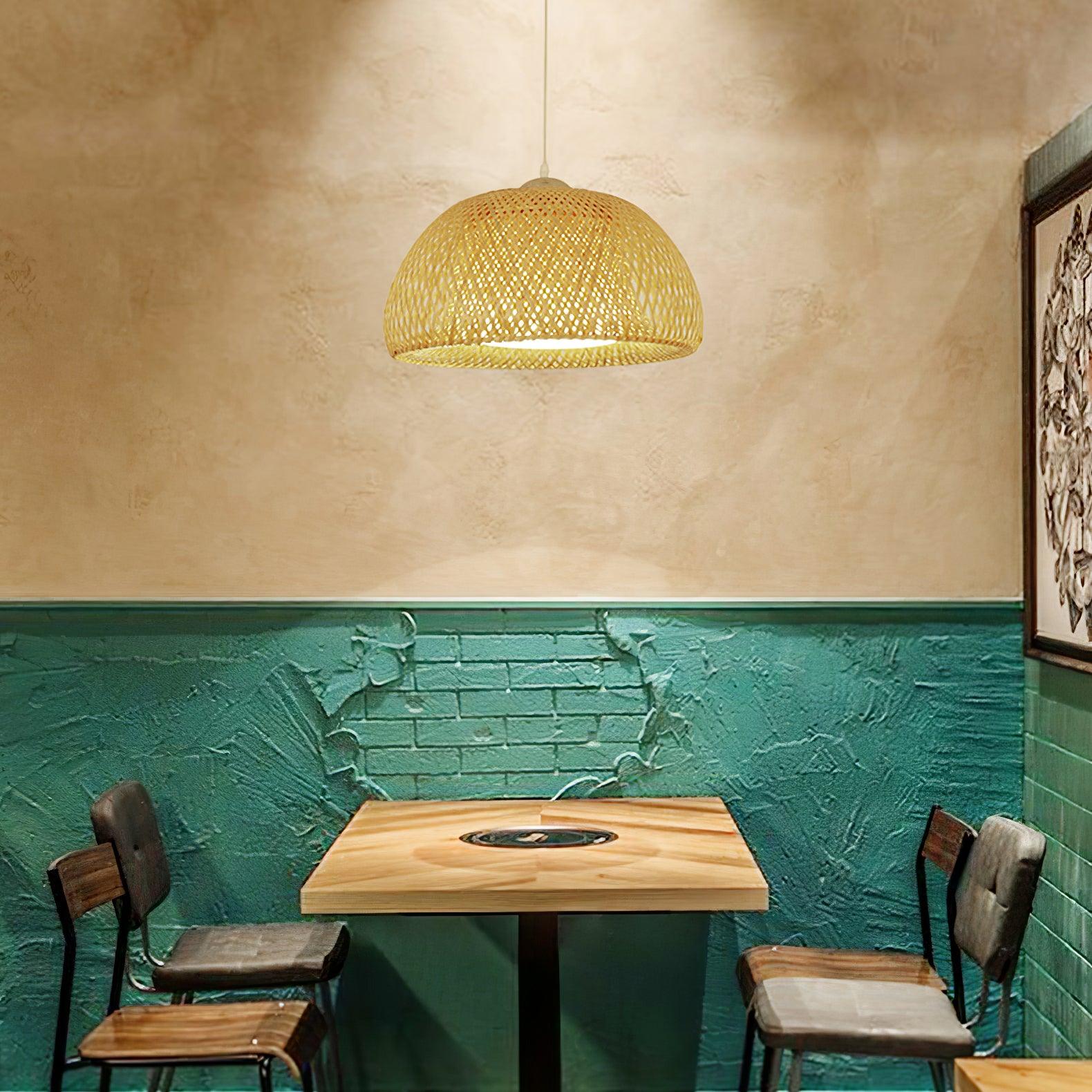 Zenith Bamboo Pendant Light - Cueteks