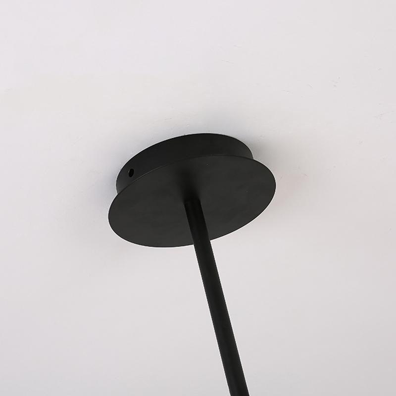 Tribes bar chandelier with cylindrical light heads