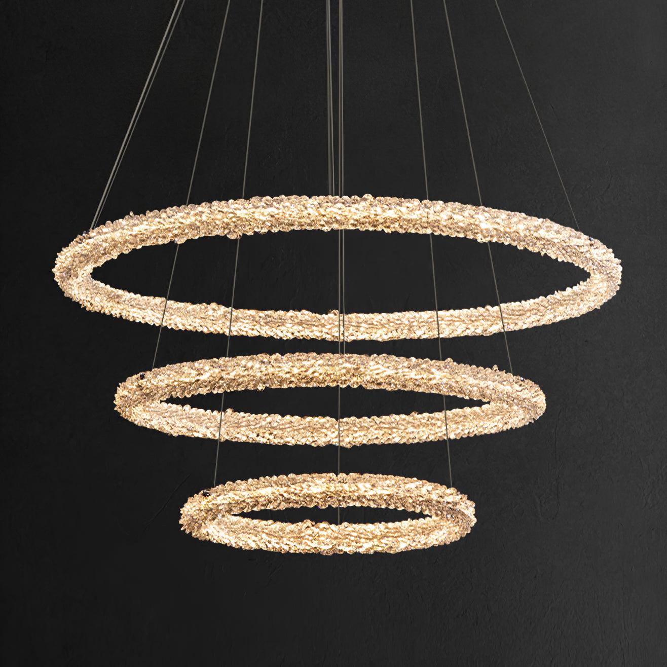 Ring Crystal Chandeliers - Cueteks