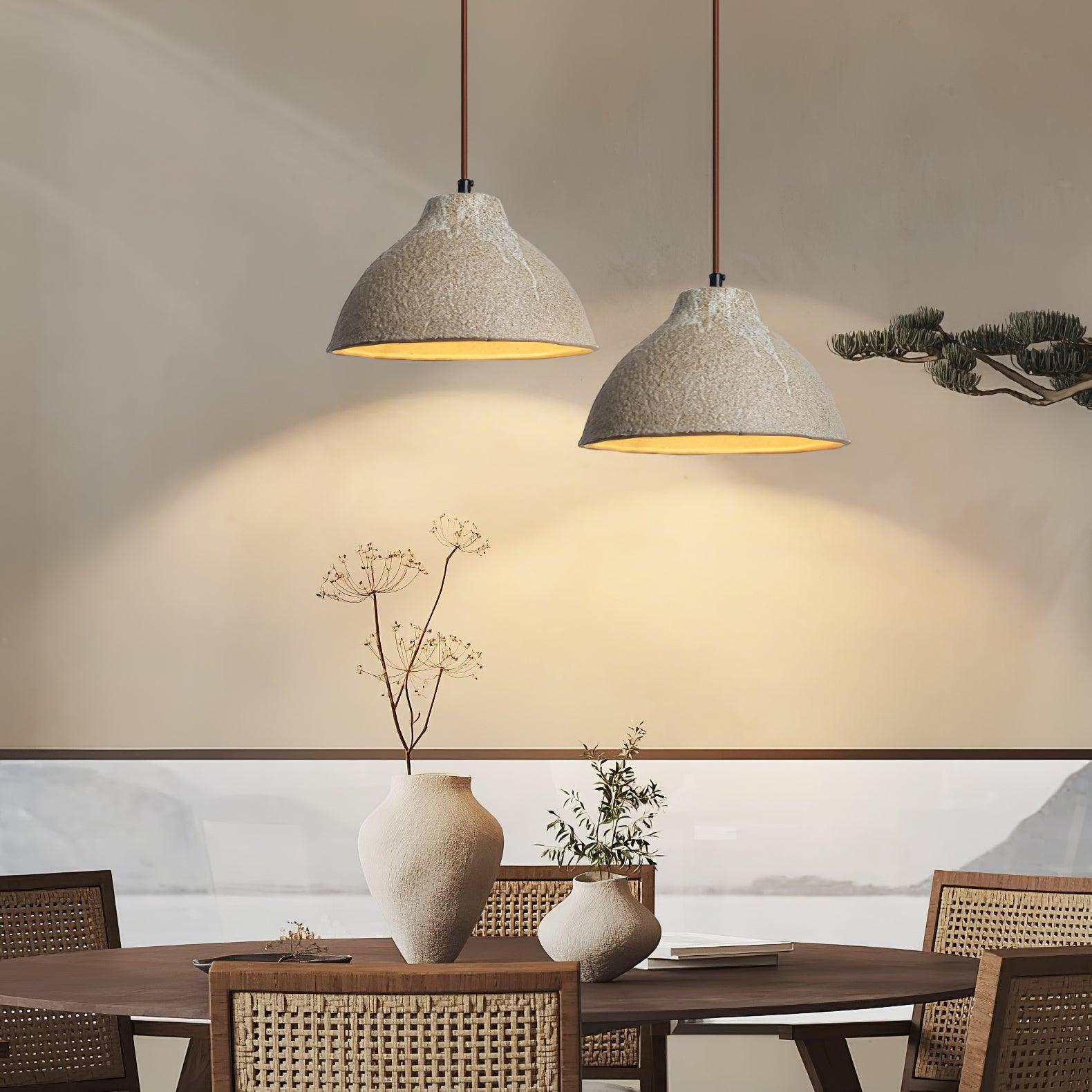Raku Retro Ceramic Pendant Lamp - Cueteks