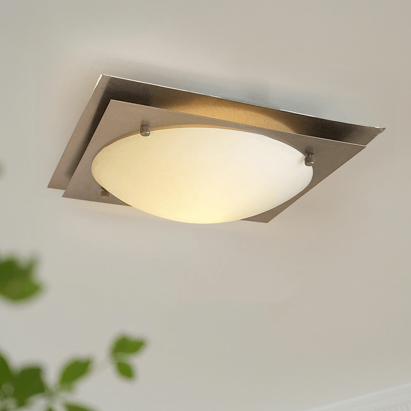 Edged Glass Ceiling Lamp - Cueteks