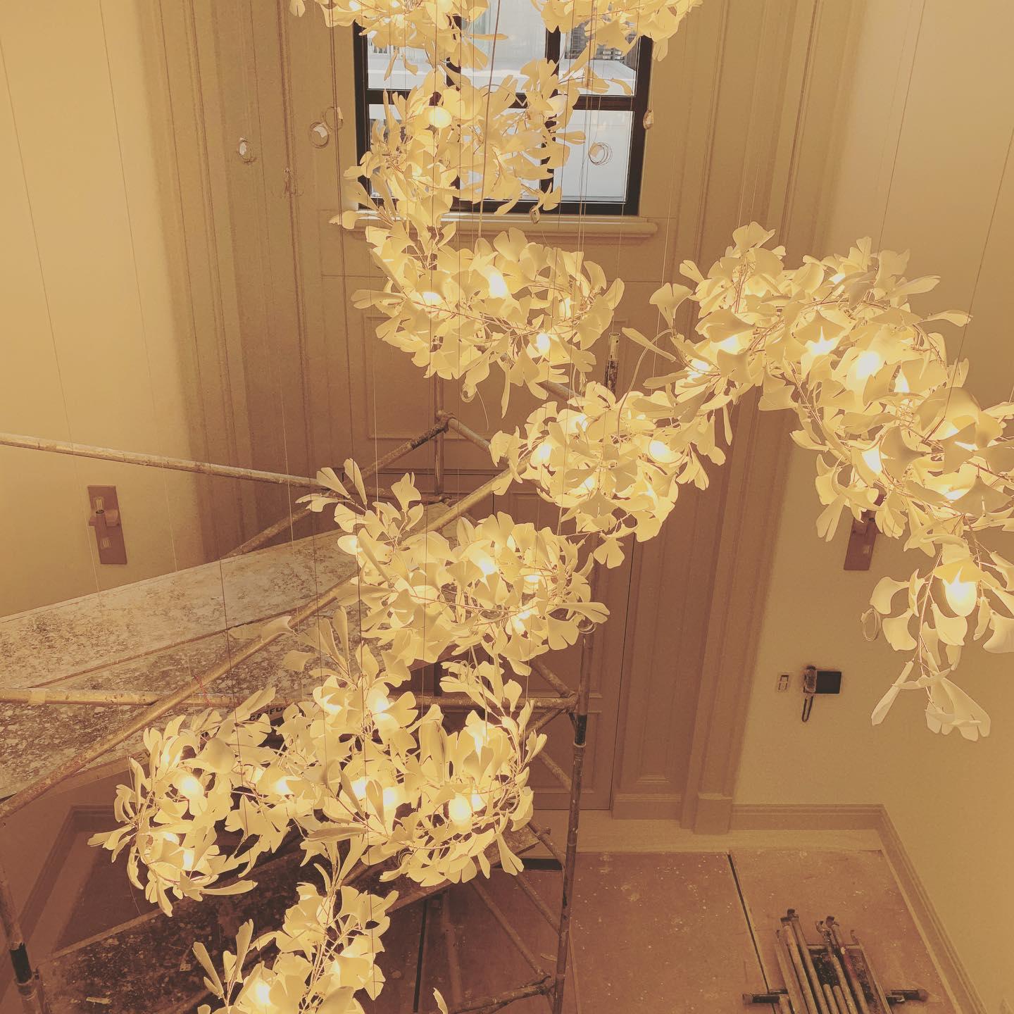 Gingko Chandelier C - Cueteks