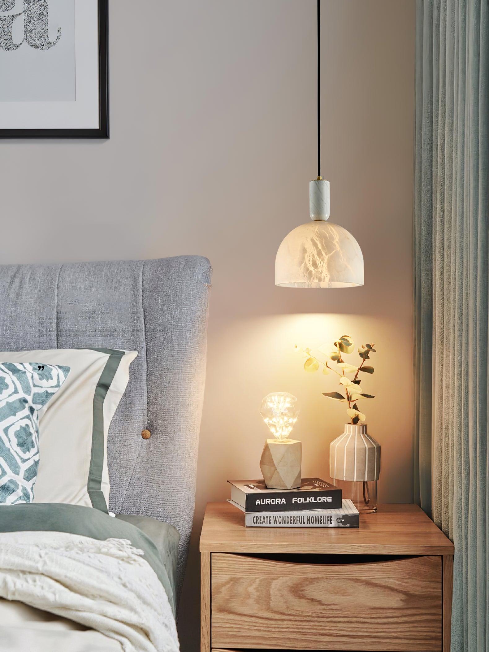Blair Alabaster Pendant Light - Cueteks