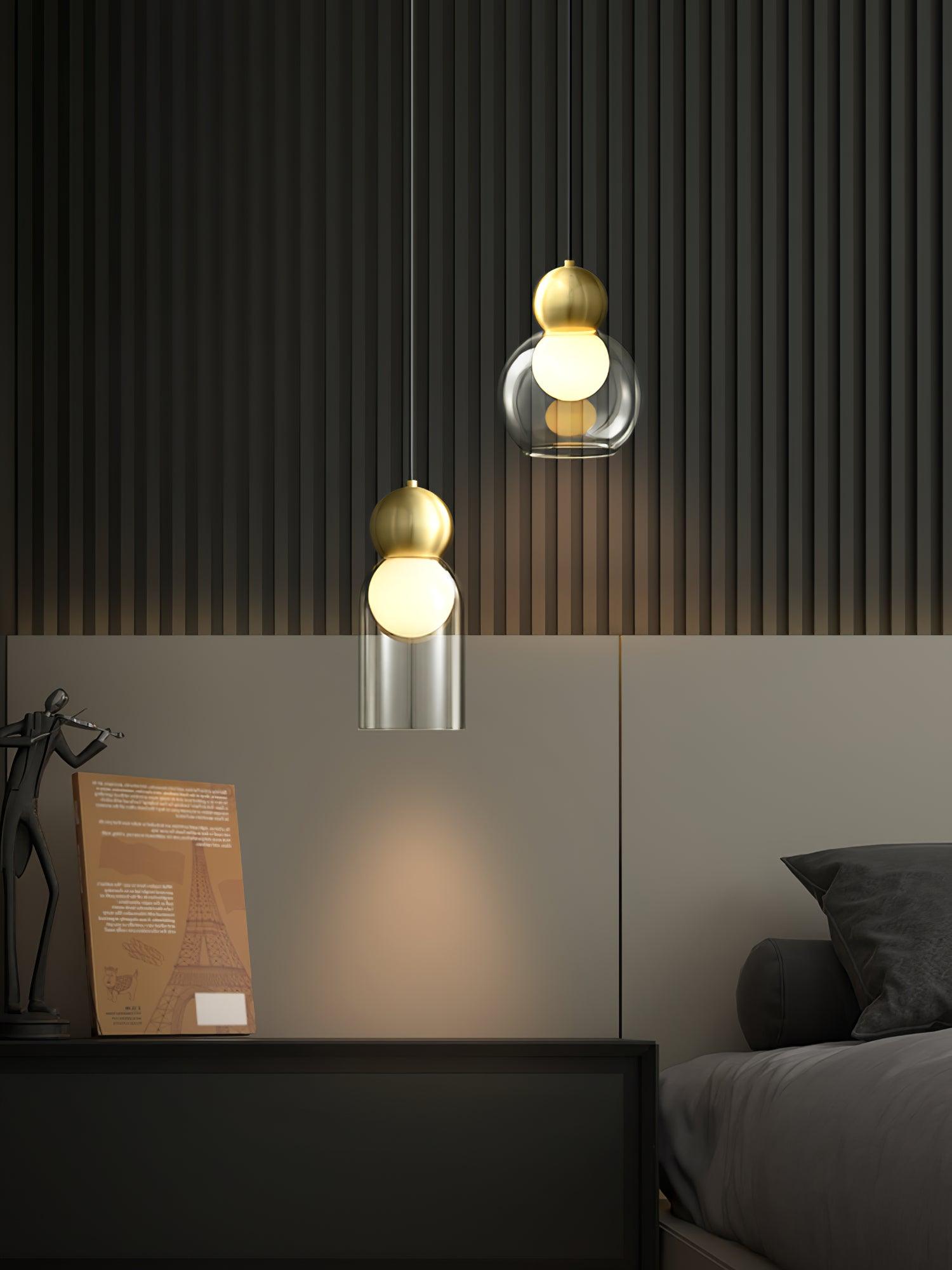 Dani Brass Pendant Lamp - Cueteks