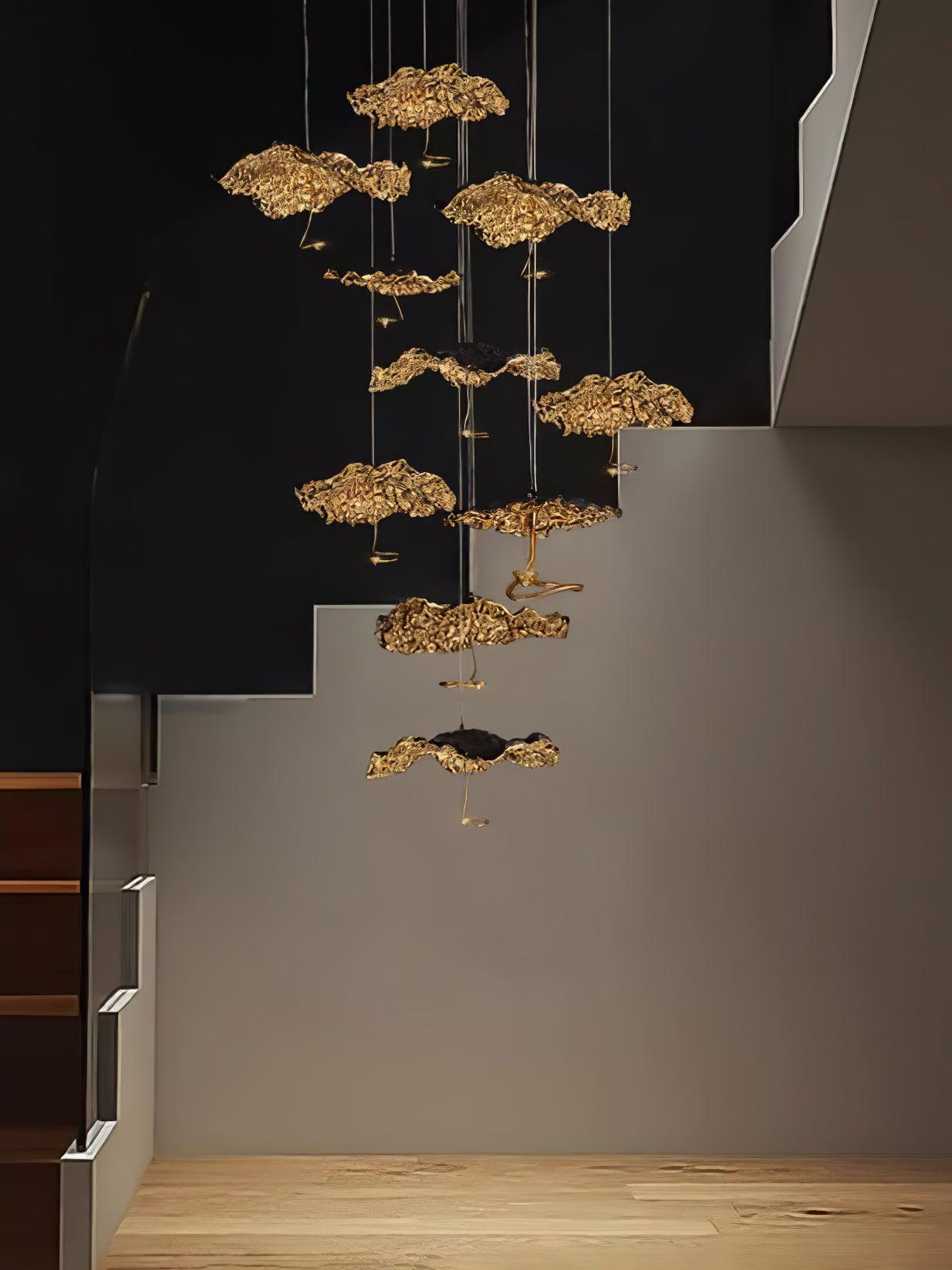 Brass Aviary Constellation Chandelier - Cueteks