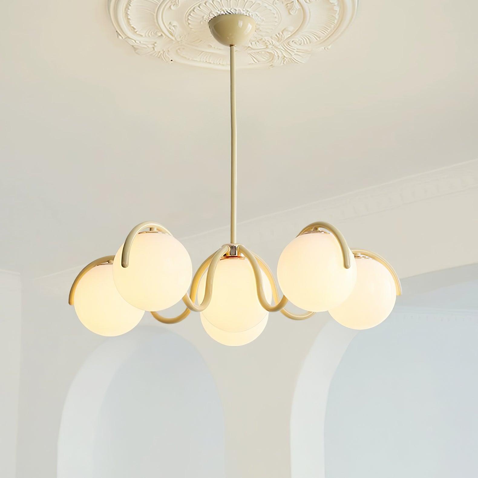 Reedway Curve Linear Chandelier - Cueteks