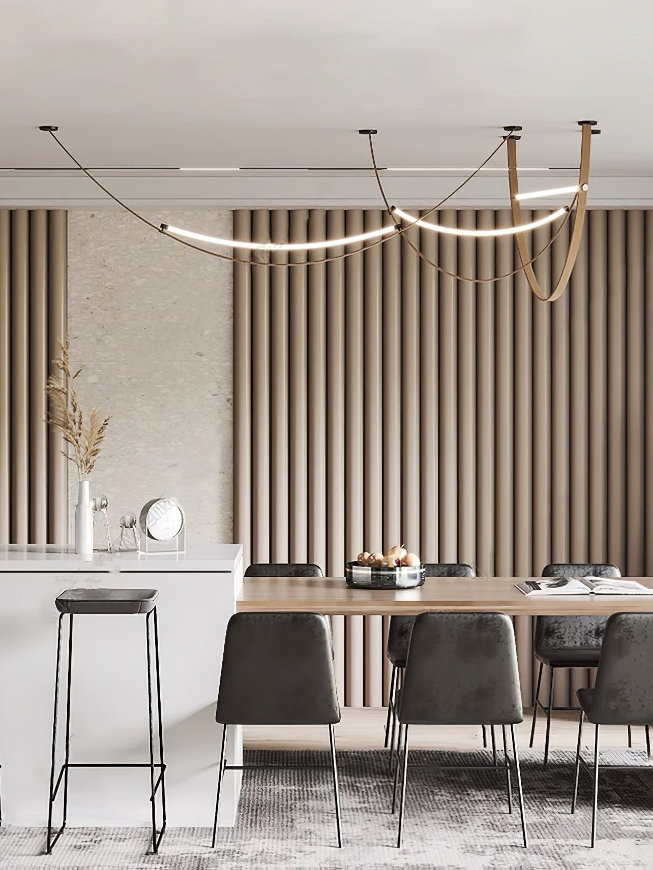 Belt pendant light