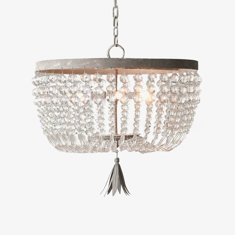 Dauphine Crystal Ceiling Light - Cueteks