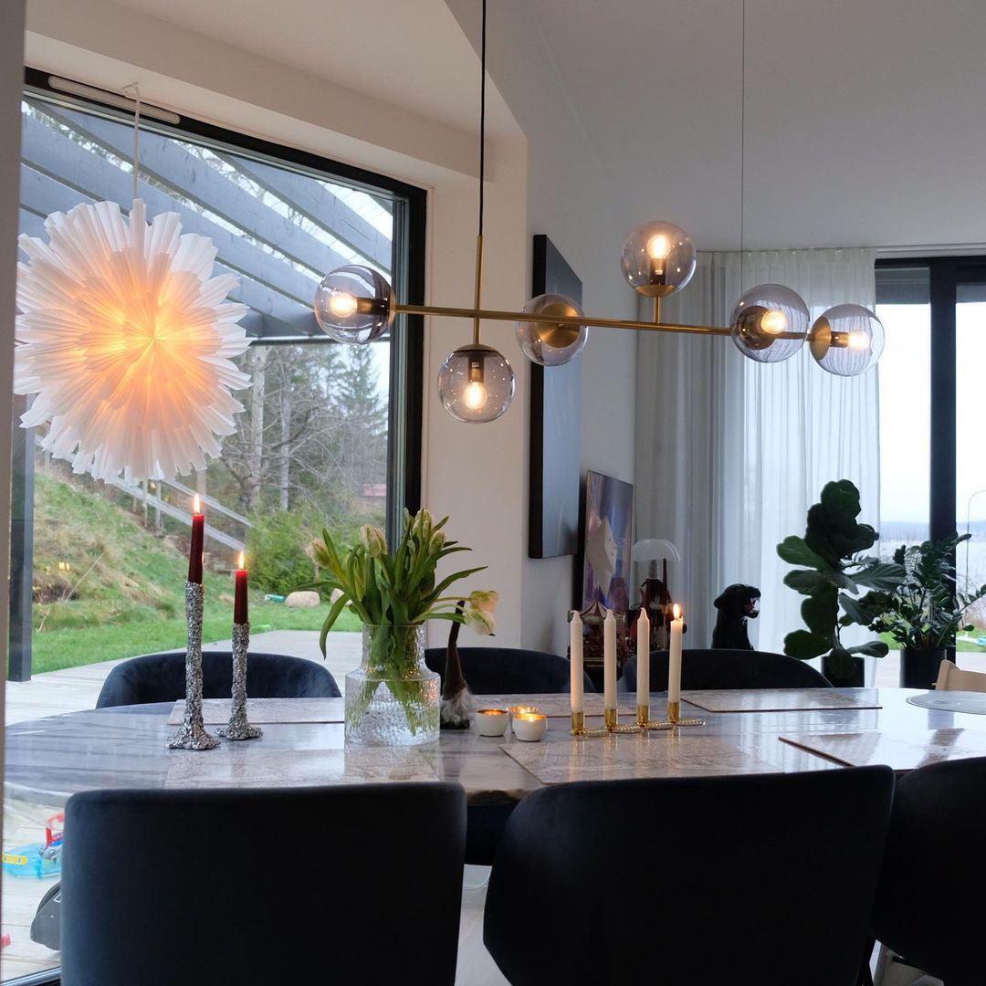 Orb Chandelier - Cueteks