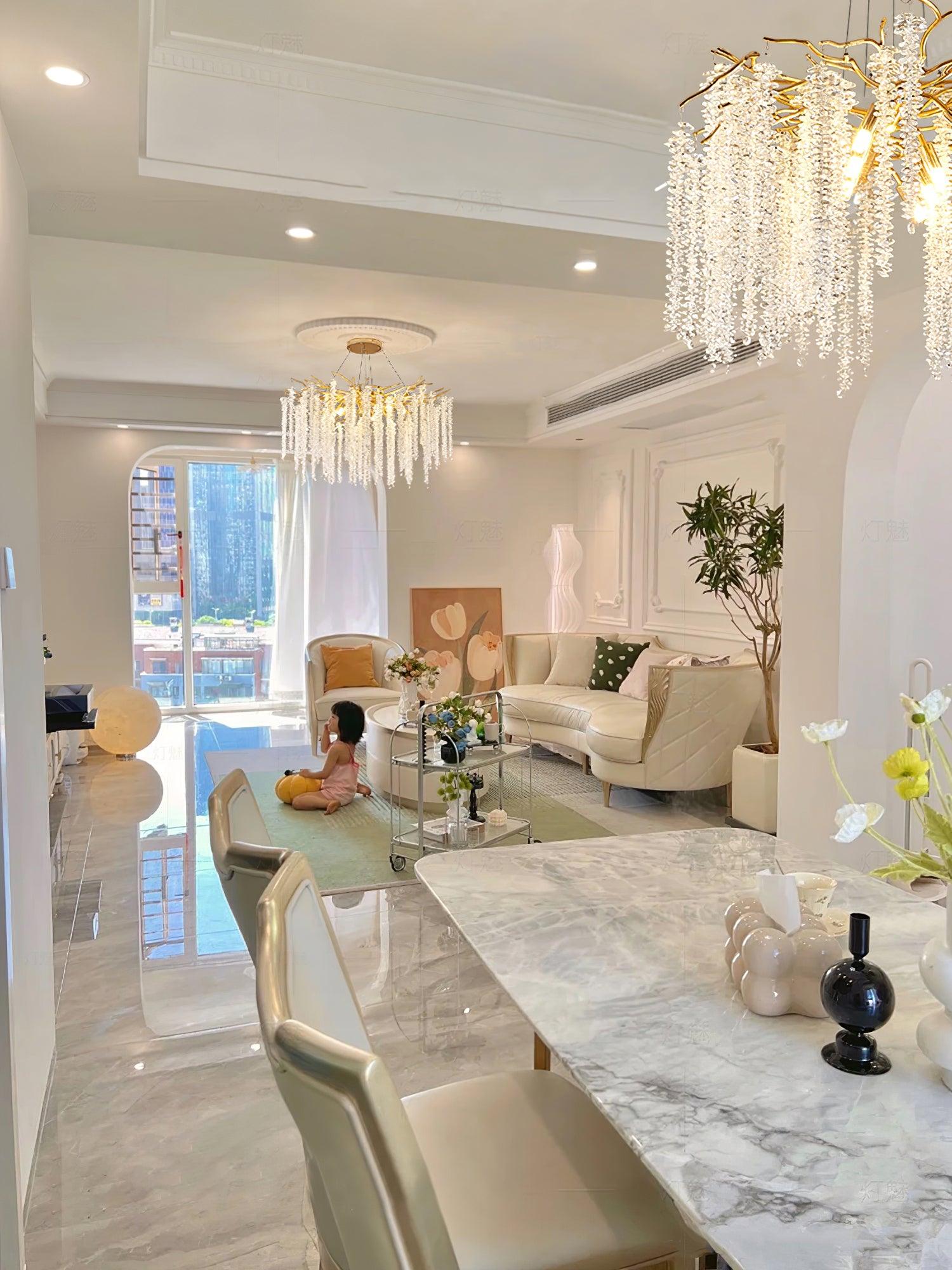 Albero Crystal Chandelier - Cueteks