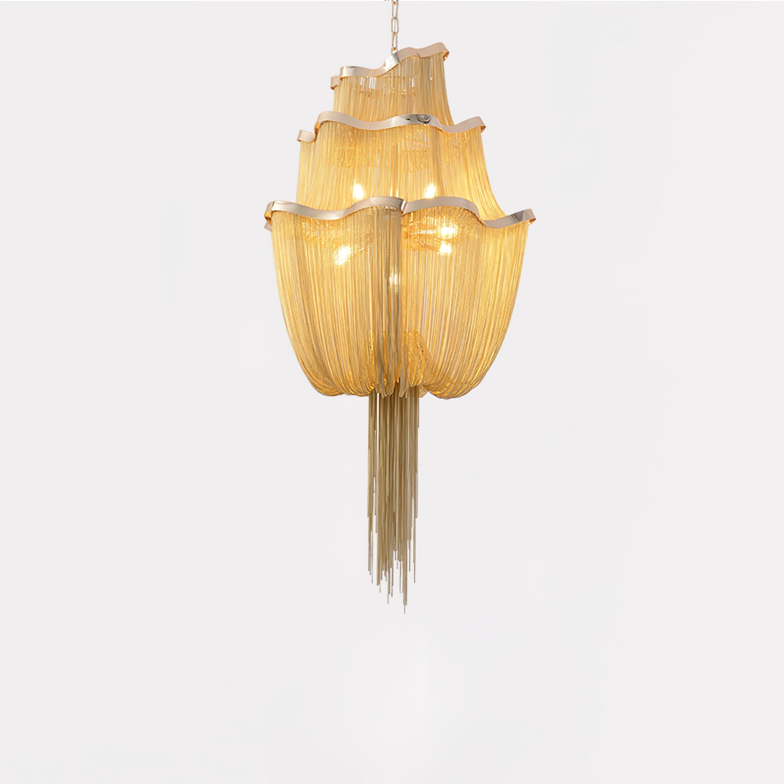 Chains Shimmering Chandelier - Cueteks
