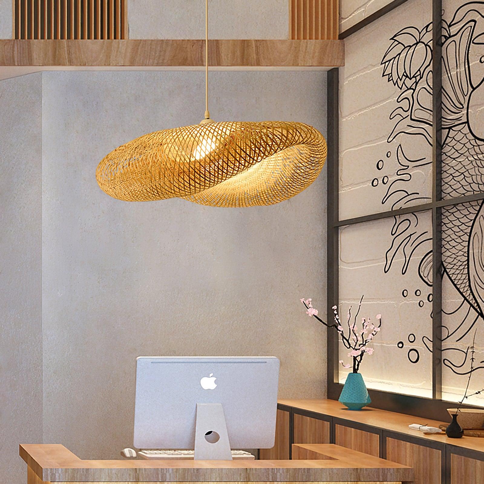 Bamboo Weaving Pendant Lamp - Cueteks