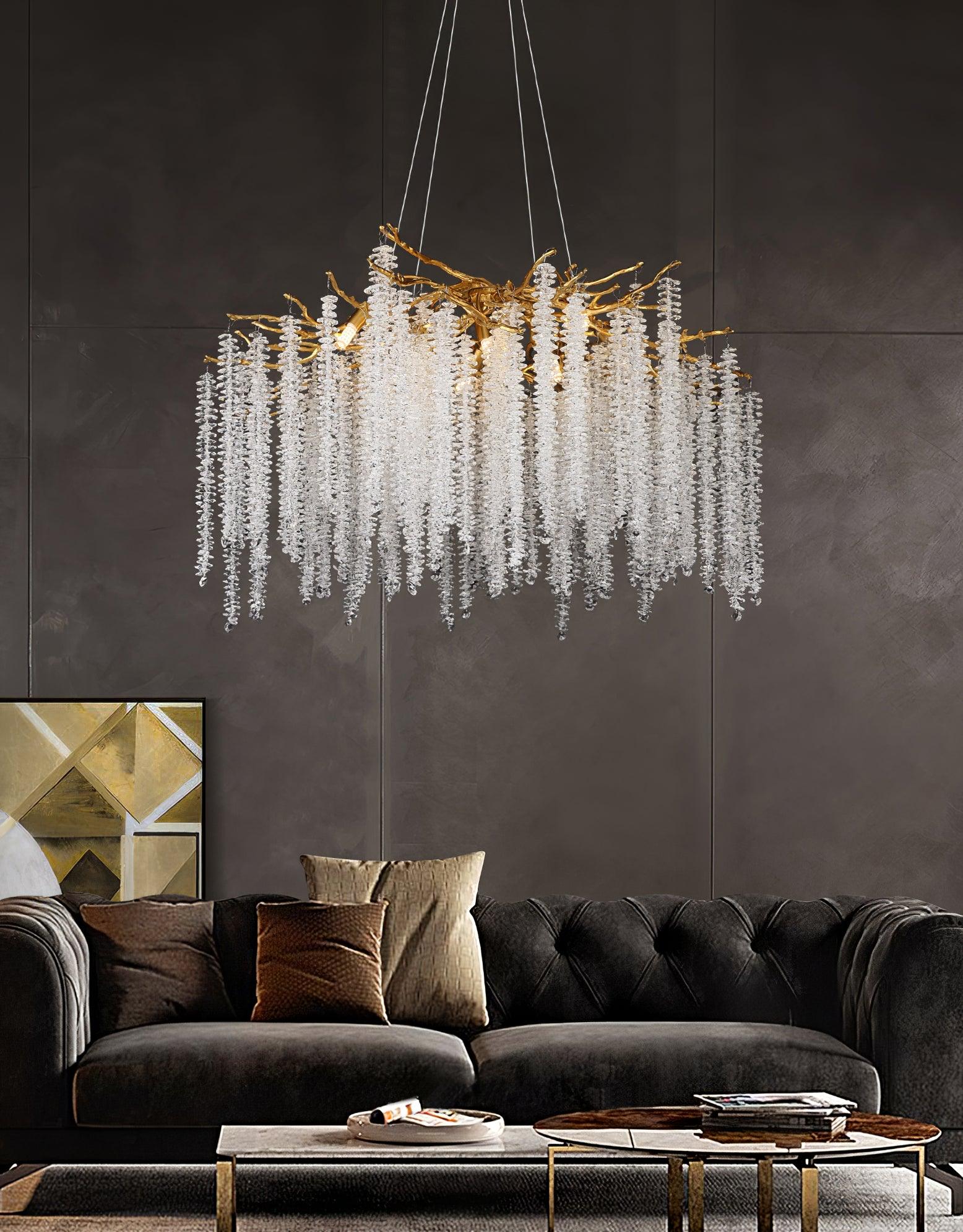 Albero Crystal Chandelier - Cueteks
