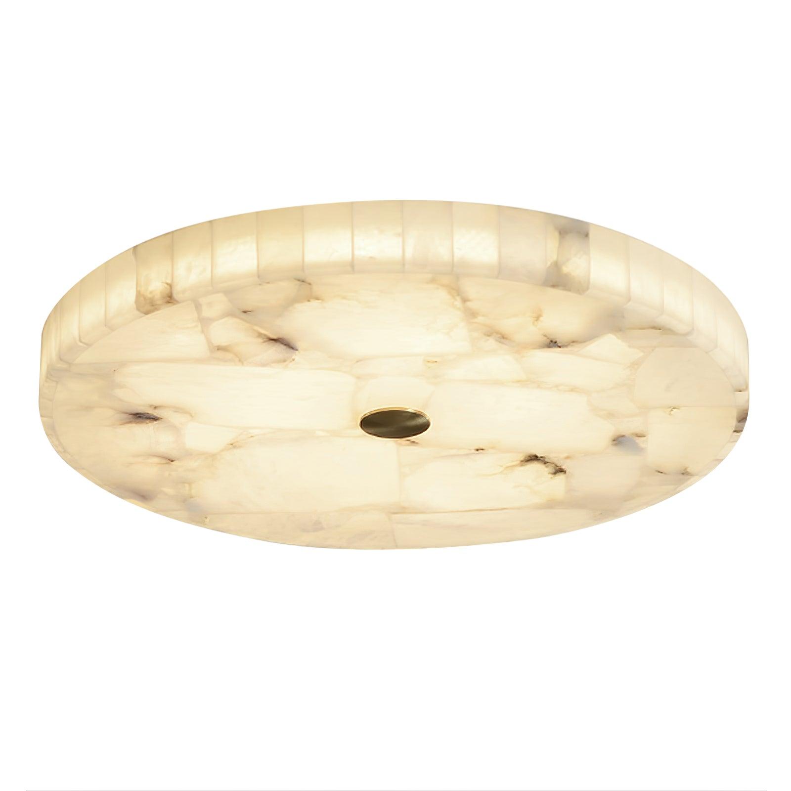 Round Alabaster Ceiling Lamp - Cueteks