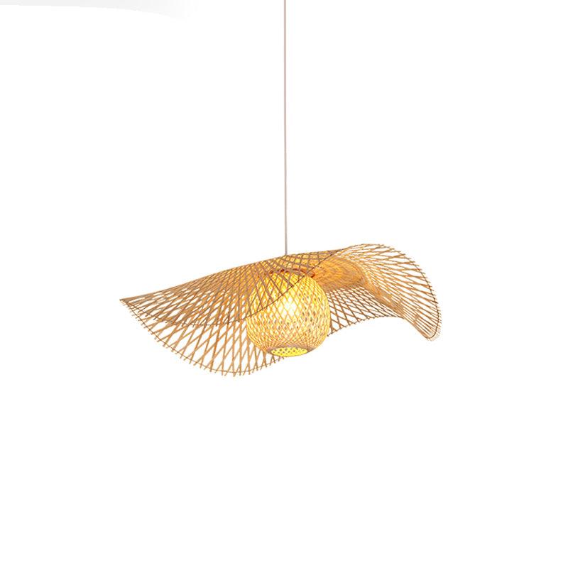Bamboo Frame Pendant Lamp - Cueteks