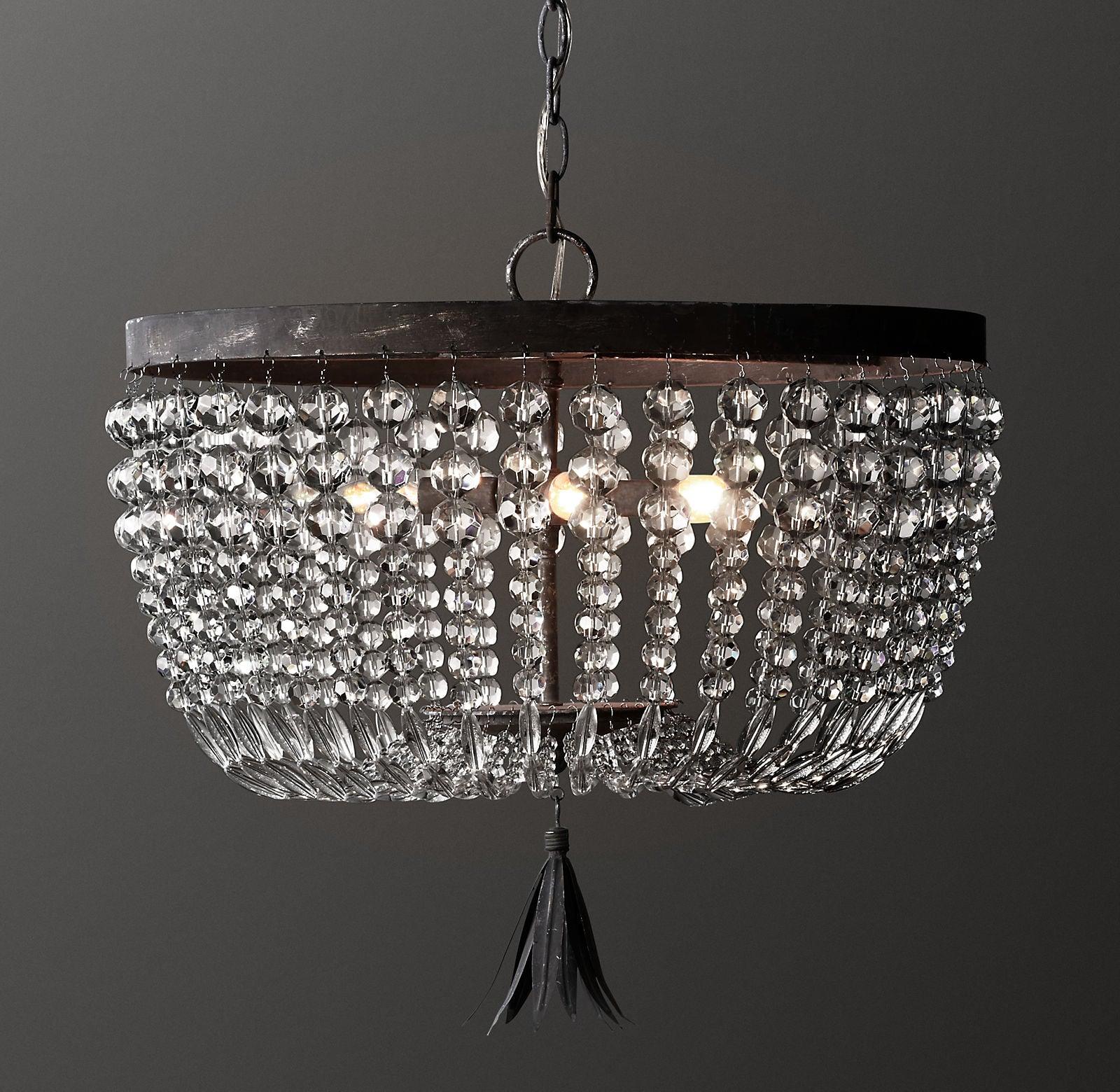 Dauphine Crystal Ceiling Light - Cueteks