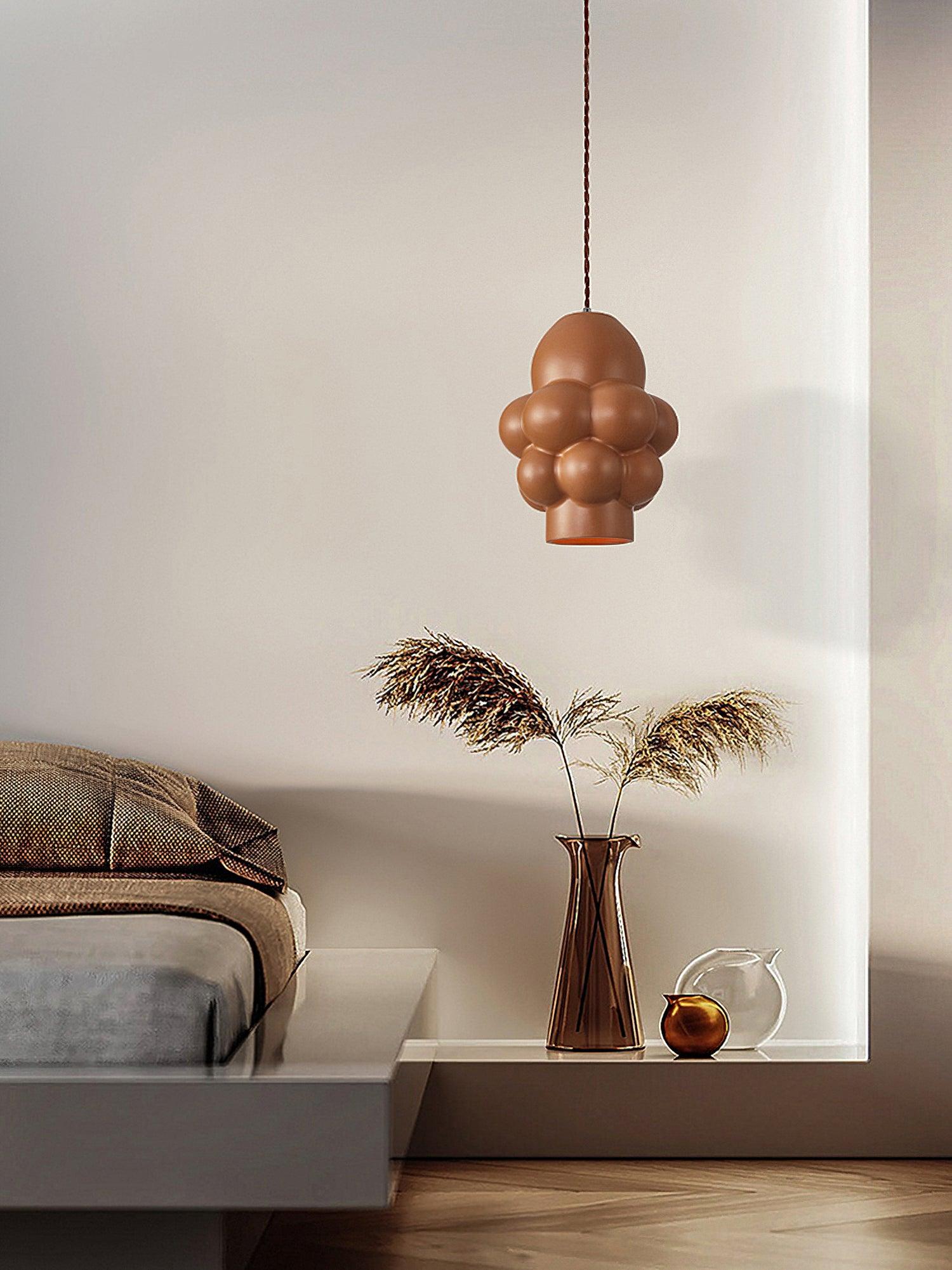 Resin Cream Pendant Lamp - Cueteks