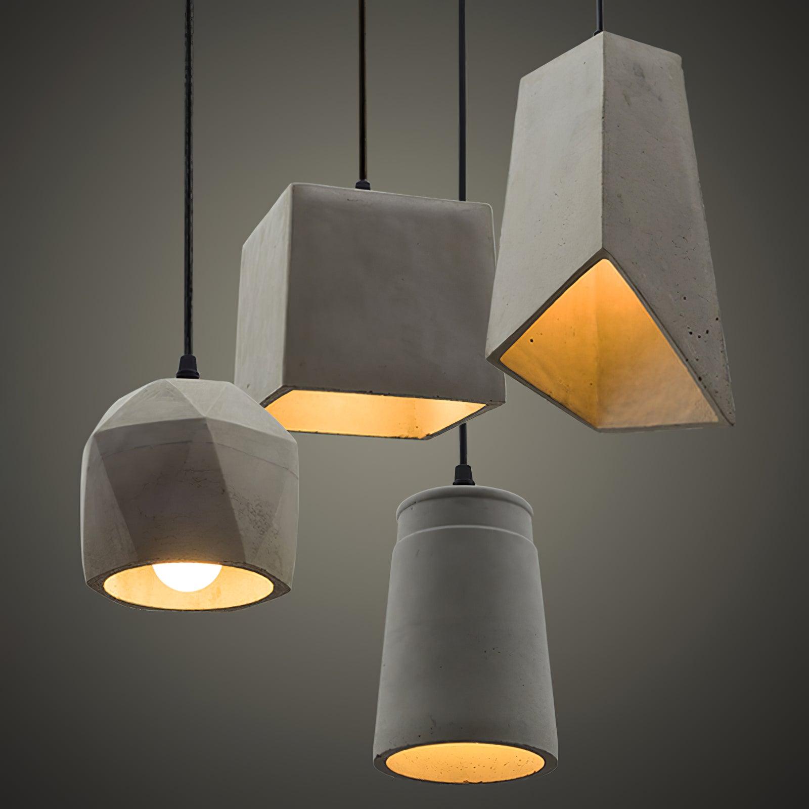 Georgia Cement Pendant Light - Cueteks
