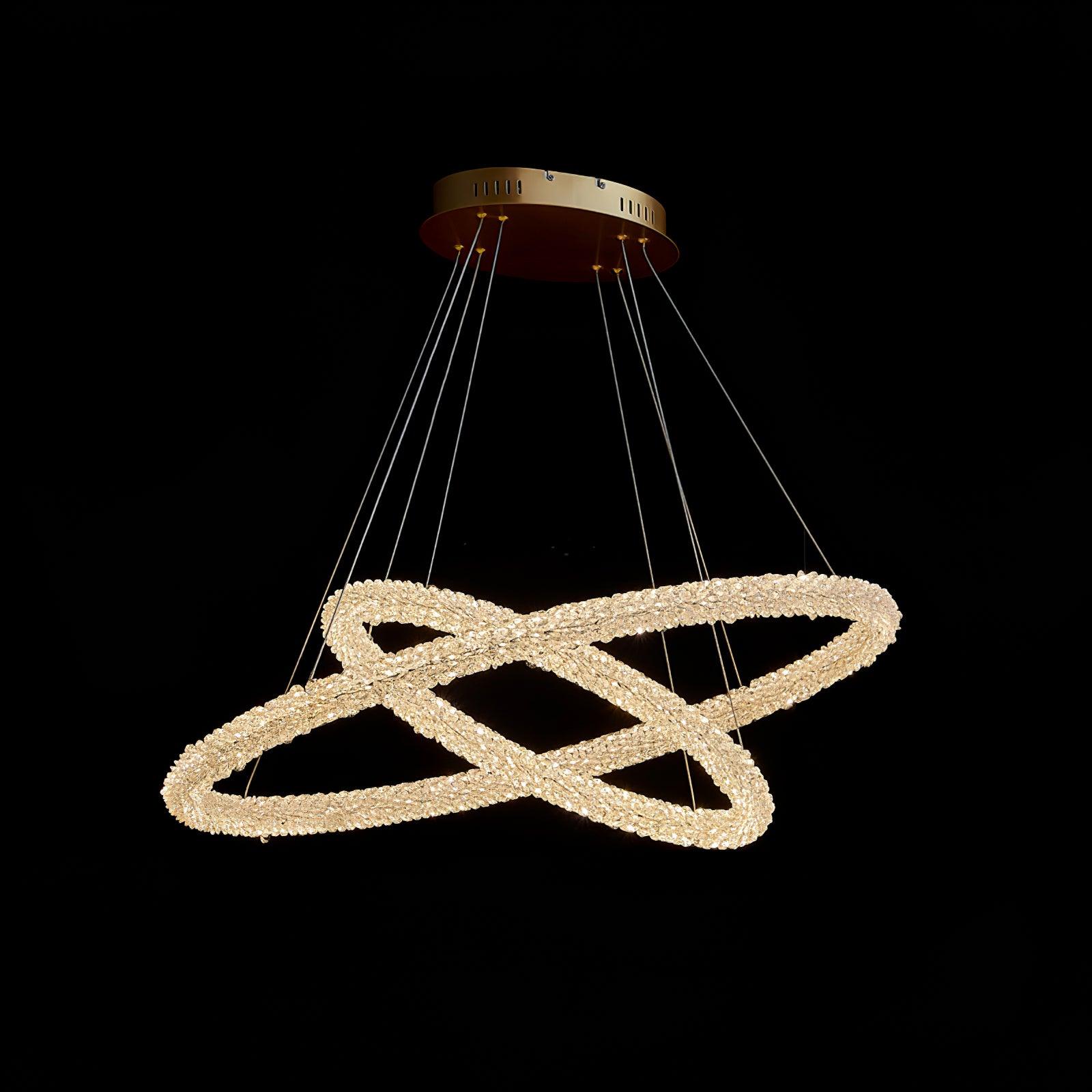 Ring Crystal Chandeliers - Cueteks
