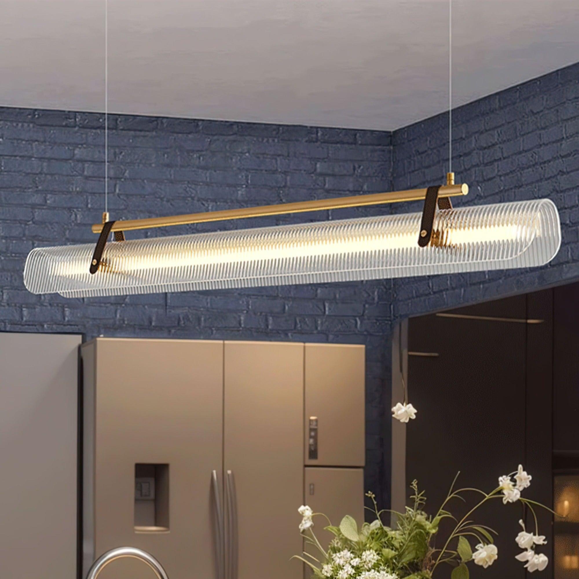 Acrylic Linear Chandelier - Cueteks