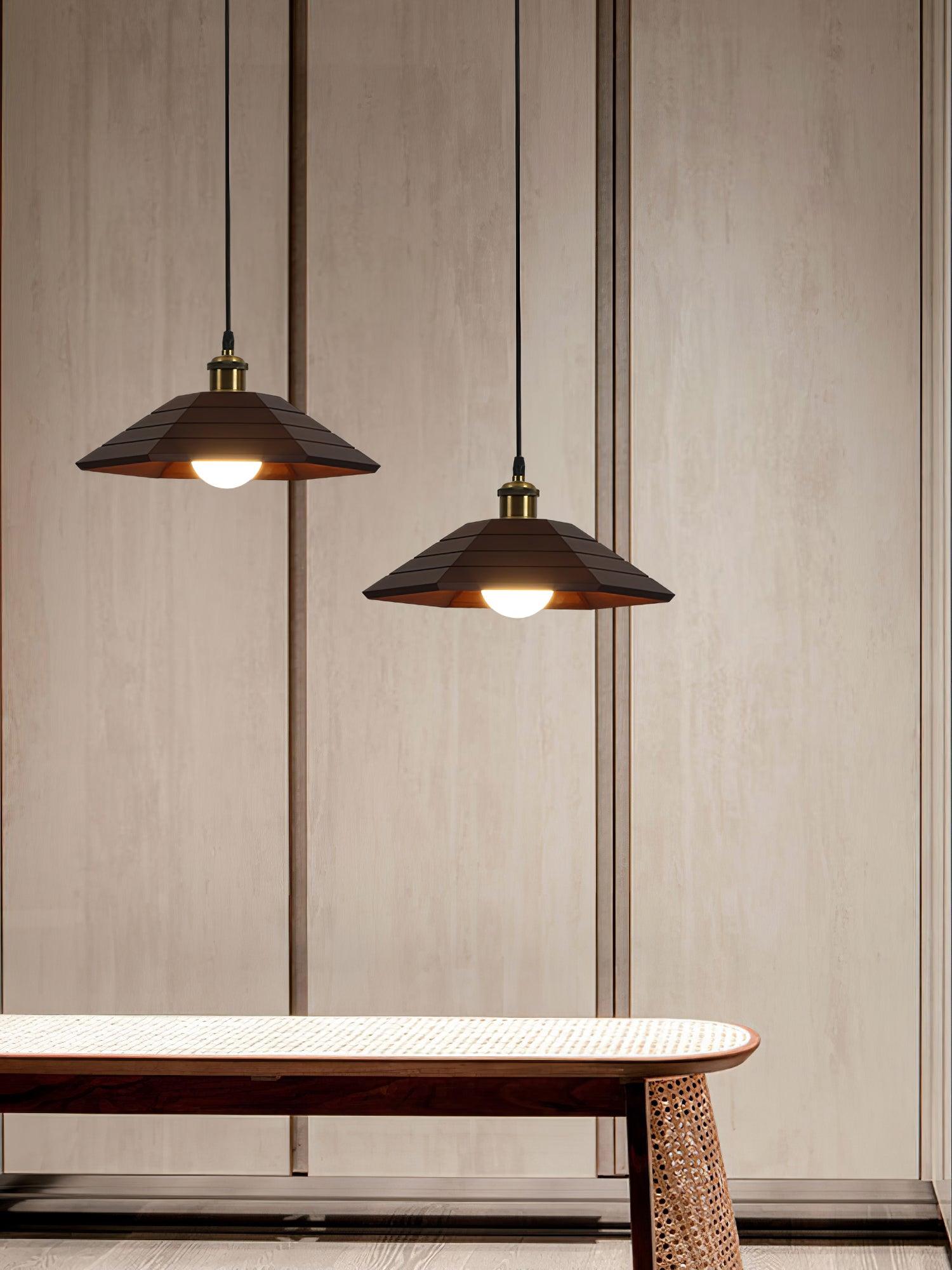 Aeyee Wood Pendant Light - Cueteks