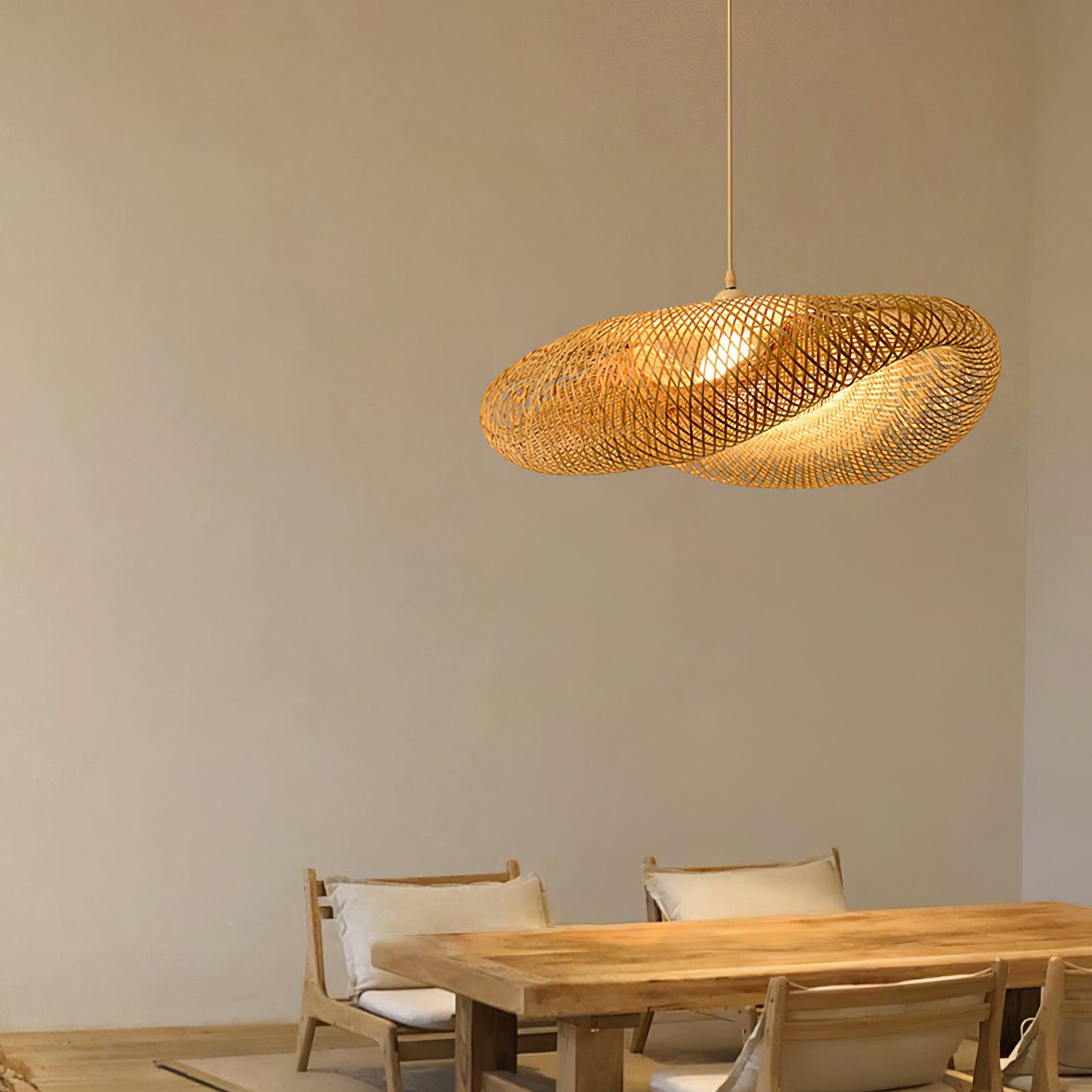 Bamboo Weaving Pendant Lamp - Cueteks