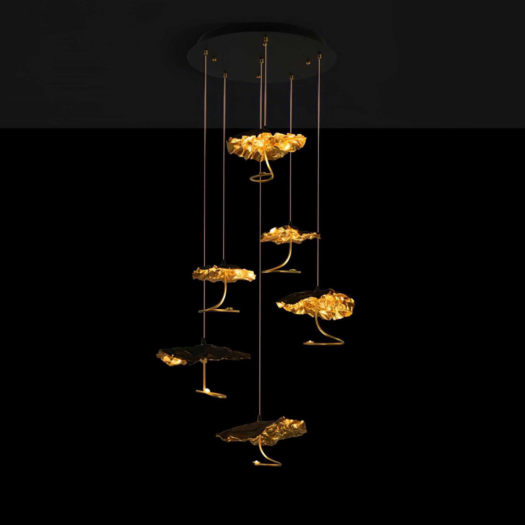 Brass Aviary Constellation Chandelier - Cueteks