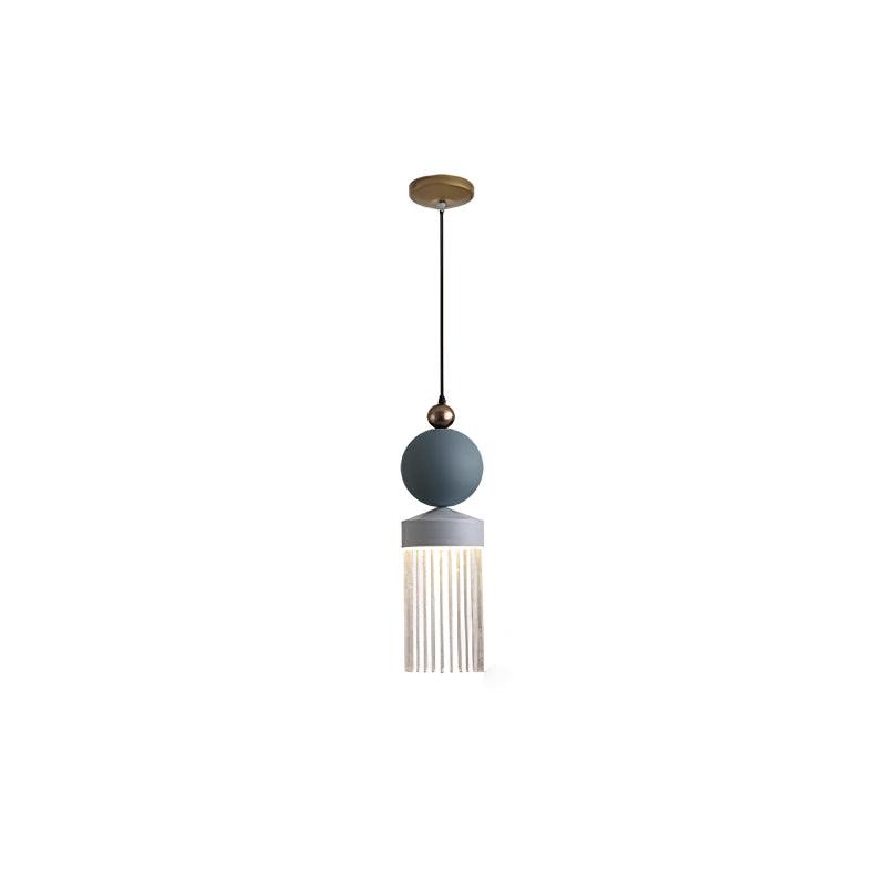 Style C pendant showing canopy, cord and full hanging body