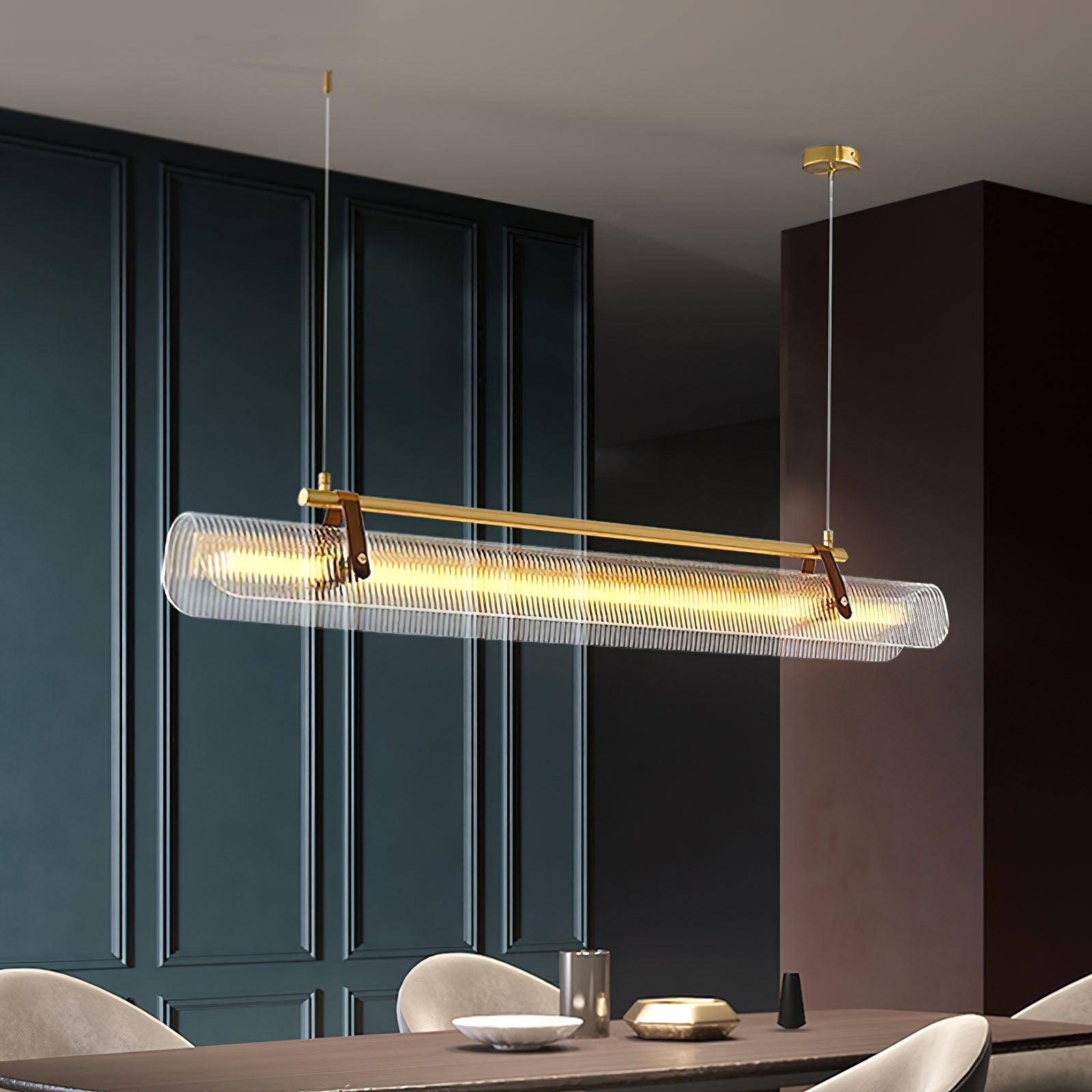 Acrylic Linear Chandelier - Cueteks