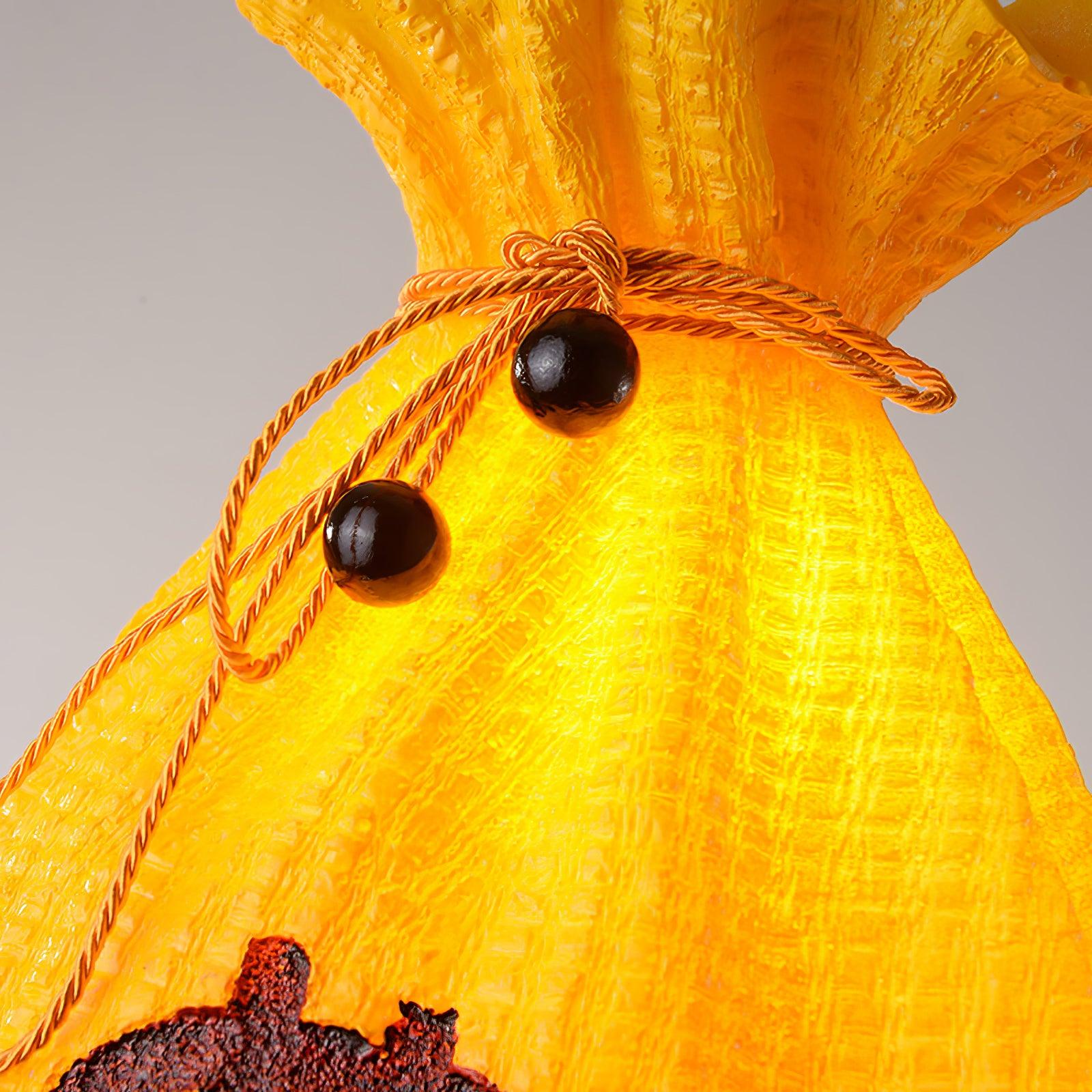 Prosperity Pouch Resin Pendant Lamp - Cueteks