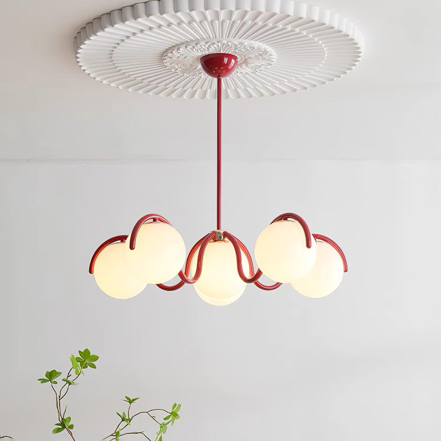 Reedway Curve Linear Chandelier - Cueteks