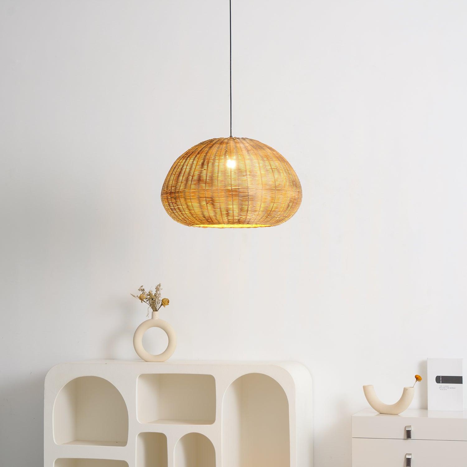 Bamboo Camden Pendant Light - Cueteks