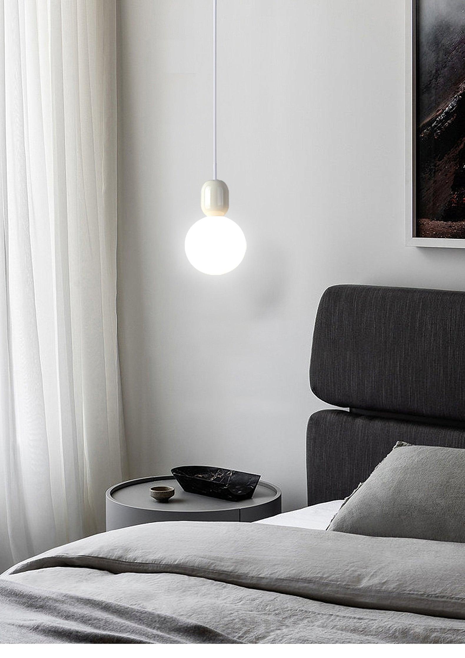 Acrylic Two Ball Pendant Light - Cueteks