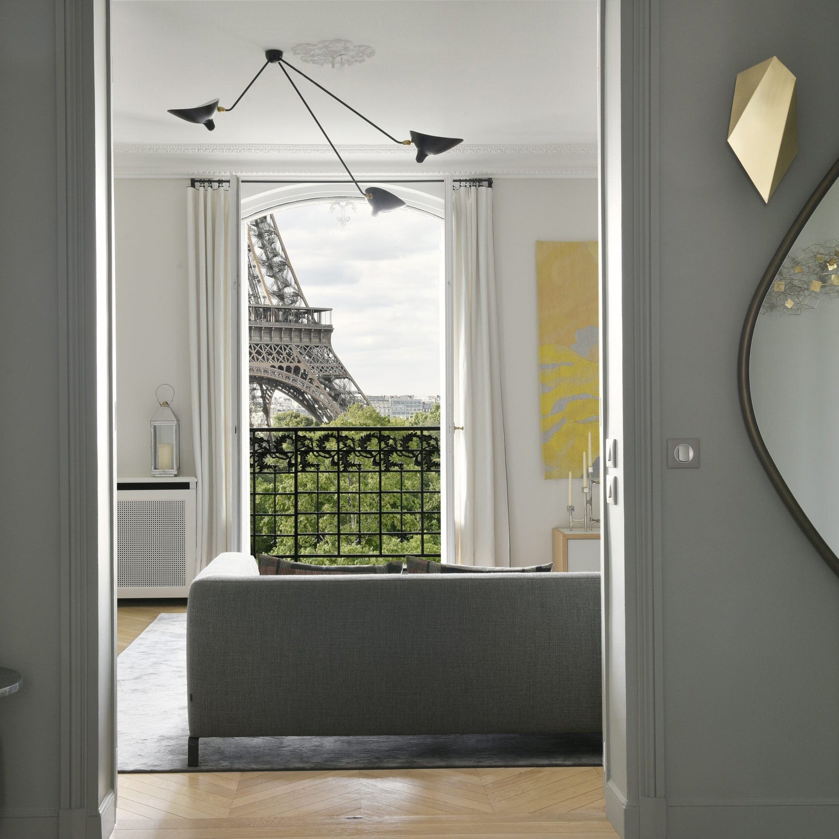 Serge Mouille Ceiling Lamp B - Cueteks