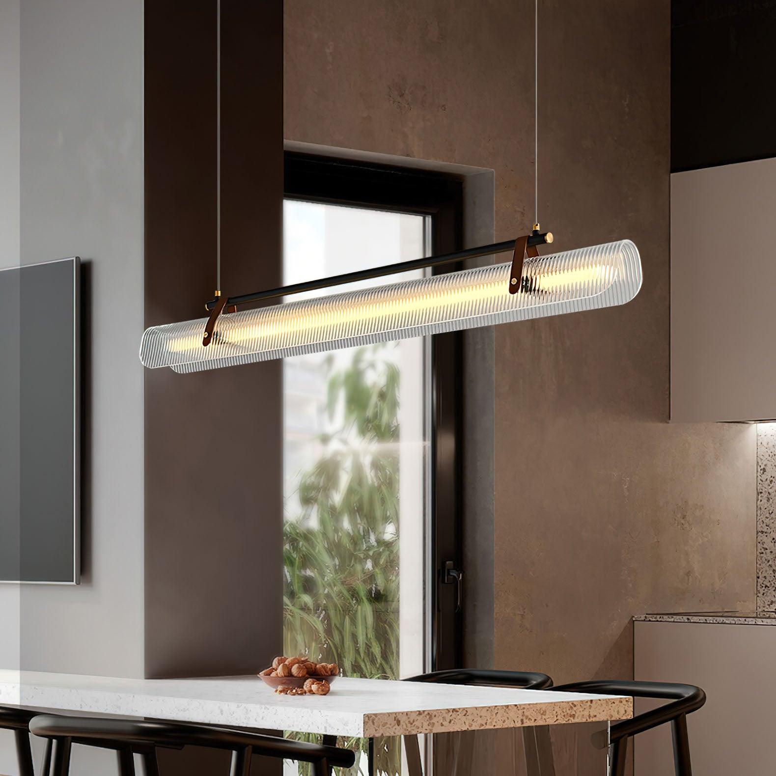Acrylic Linear Chandelier - Cueteks