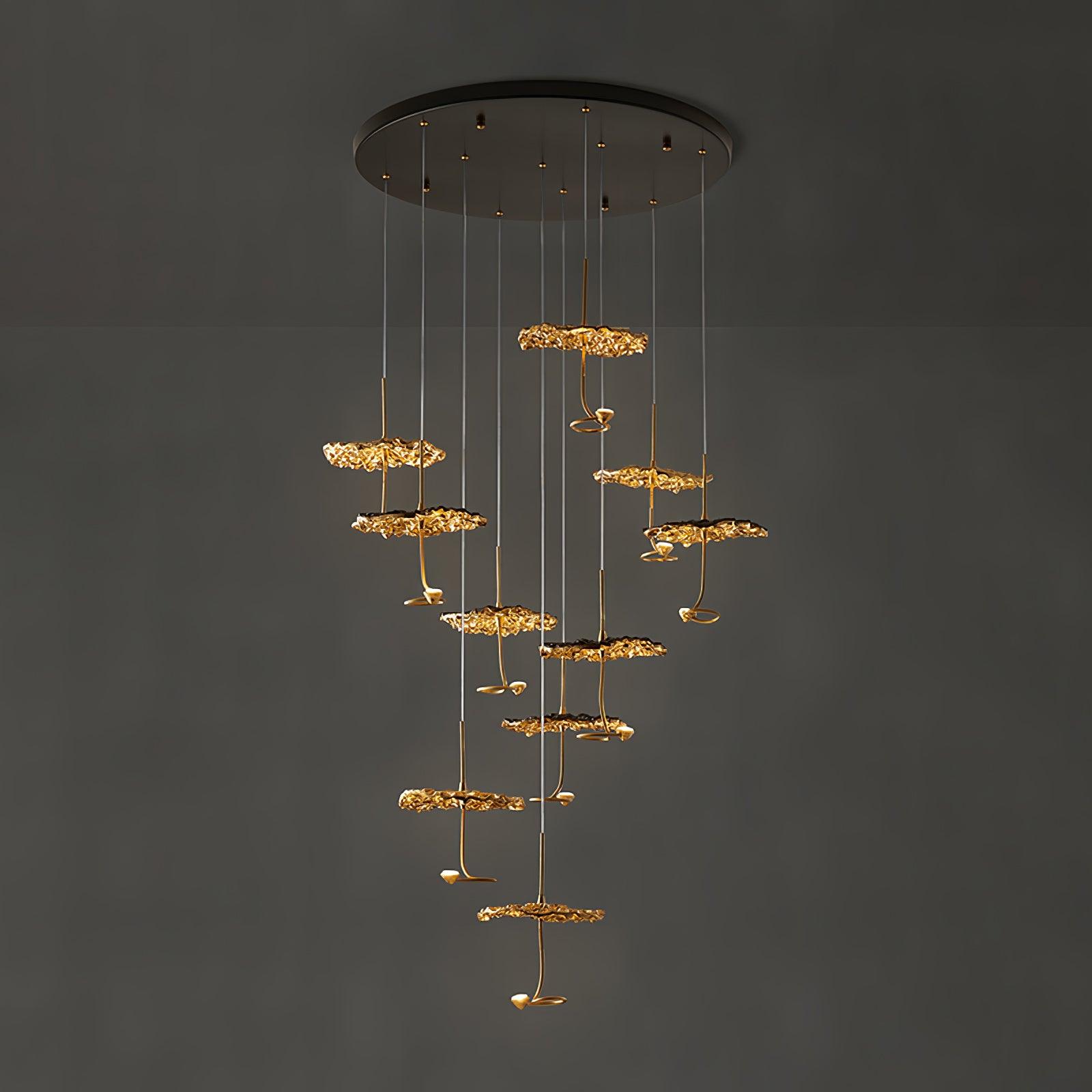 Brass Aviary Constellation Chandelier - Cueteks