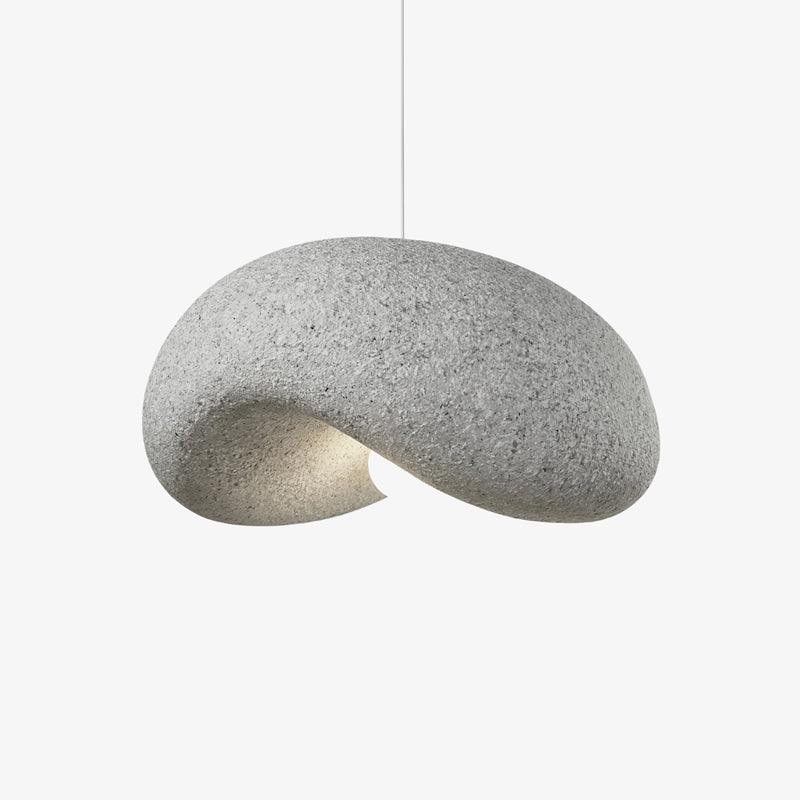 Close view of Gray speckled organic shade