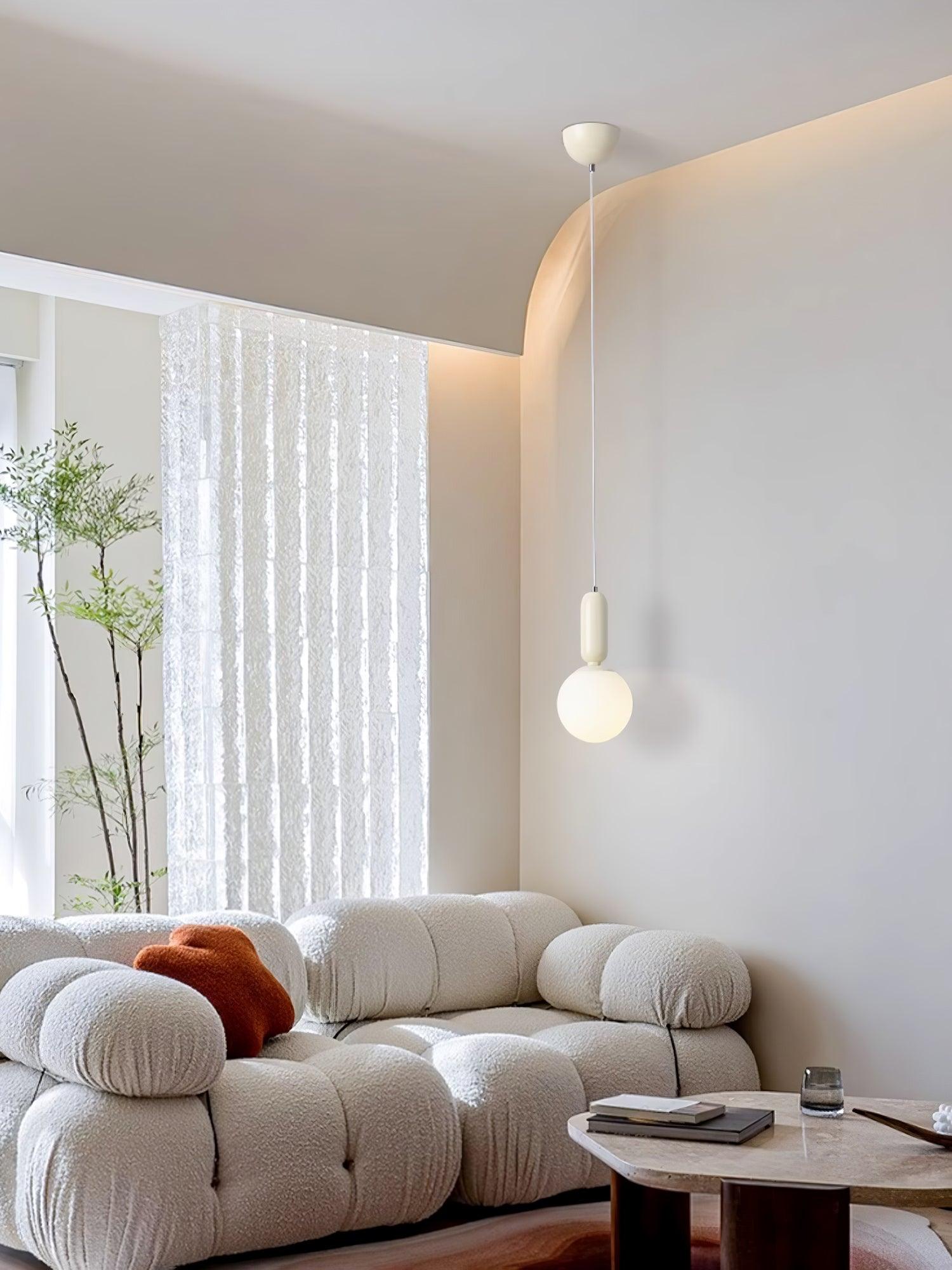 Glass Globe Ball Pendant Light - Cueteks