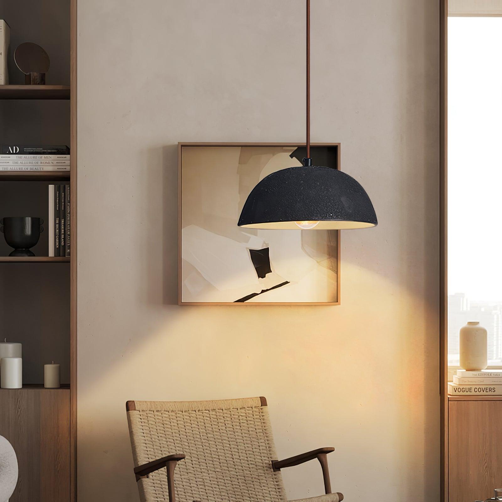 Black Arch Ceramic Pendant Lamp - Cueteks