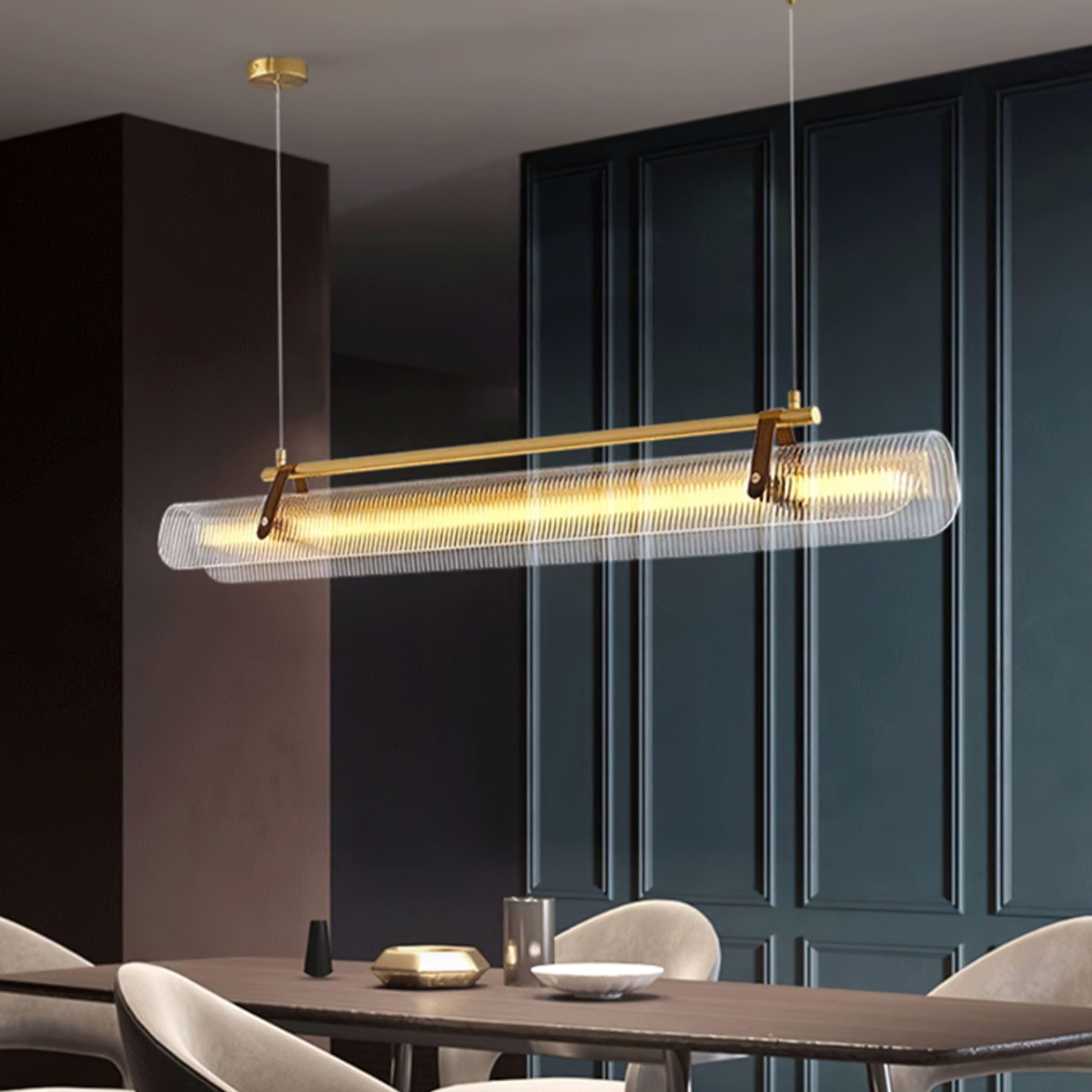 Acrylic Linear Chandelier - Cueteks
