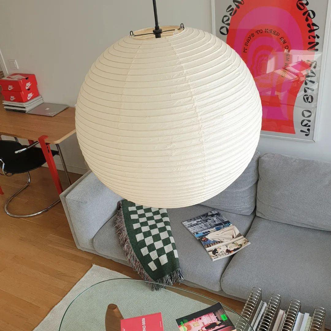Washi Paper Round Series Pendant Lamp - Cueteks