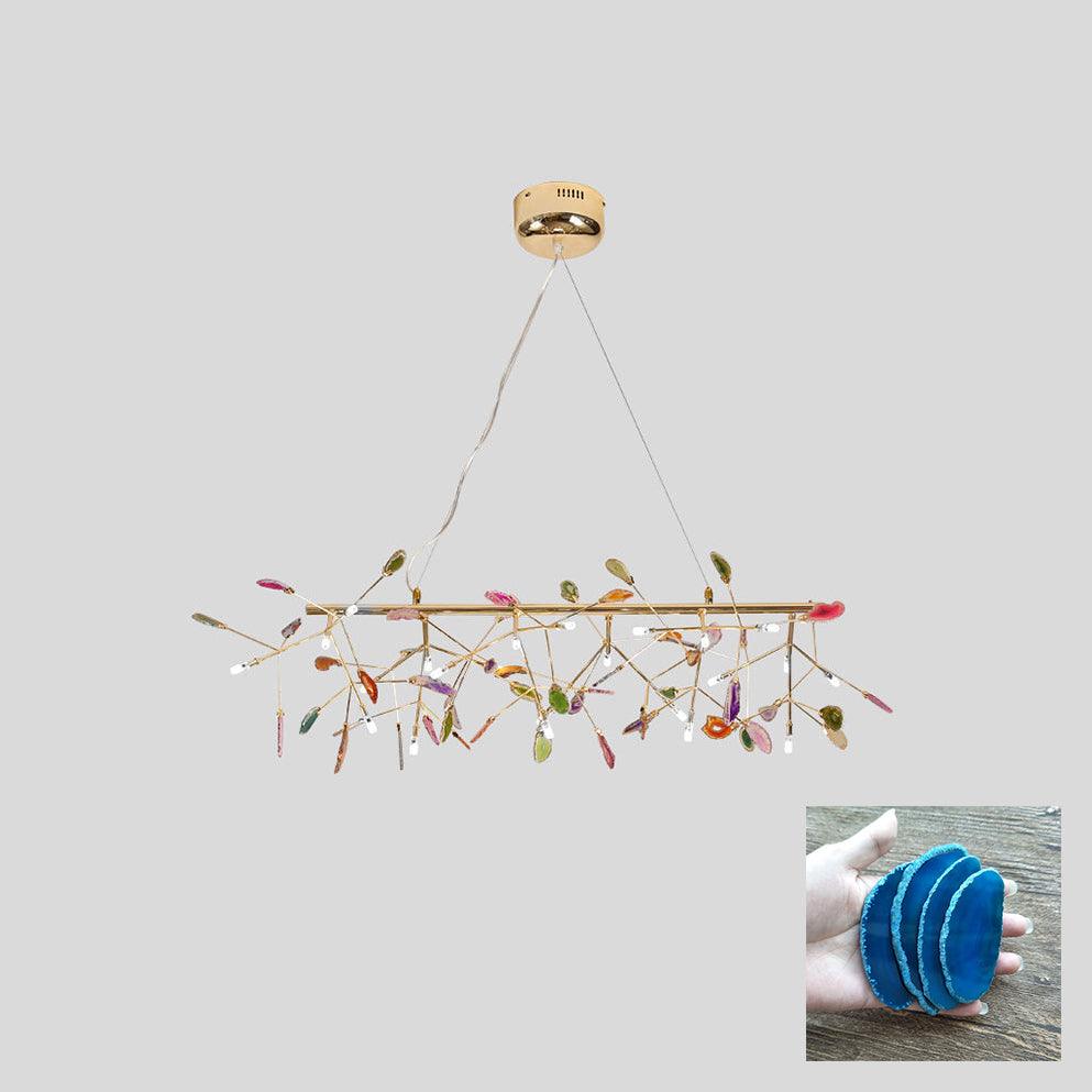 Agate Flake Chandelier - Cueteks