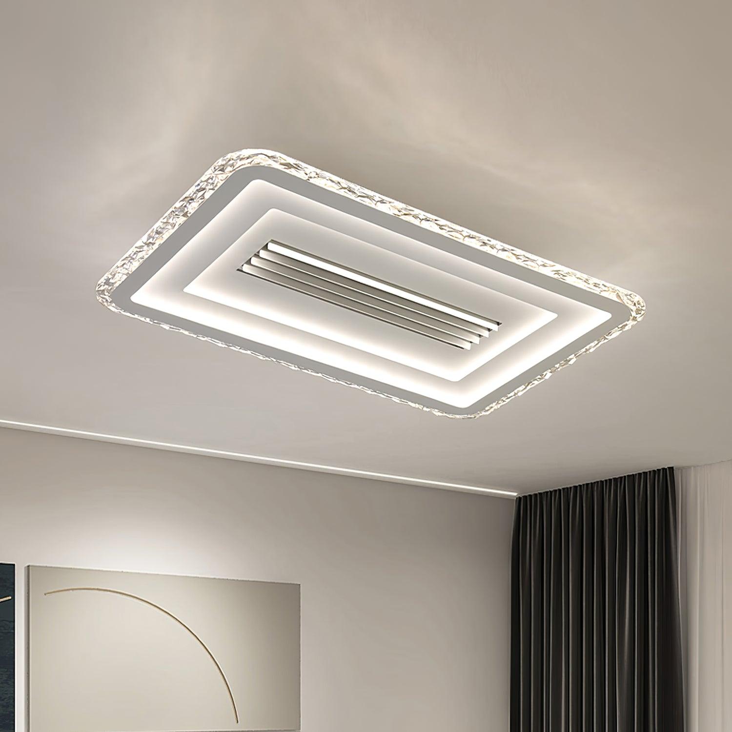 Acrylic Ultrathin Rectangle Ceiling Lamp - Cueteks