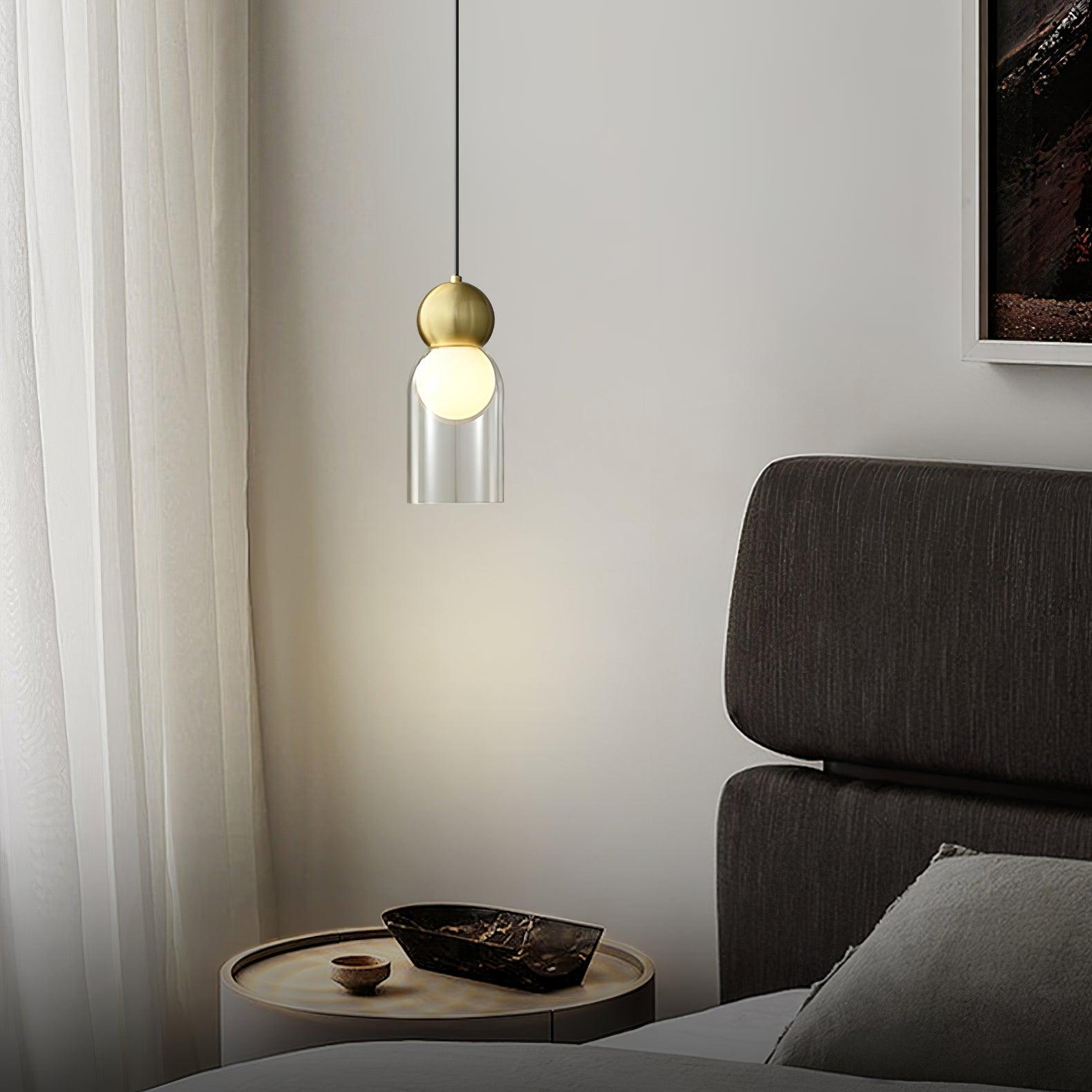 Dani Brass Pendant Lamp - Cueteks