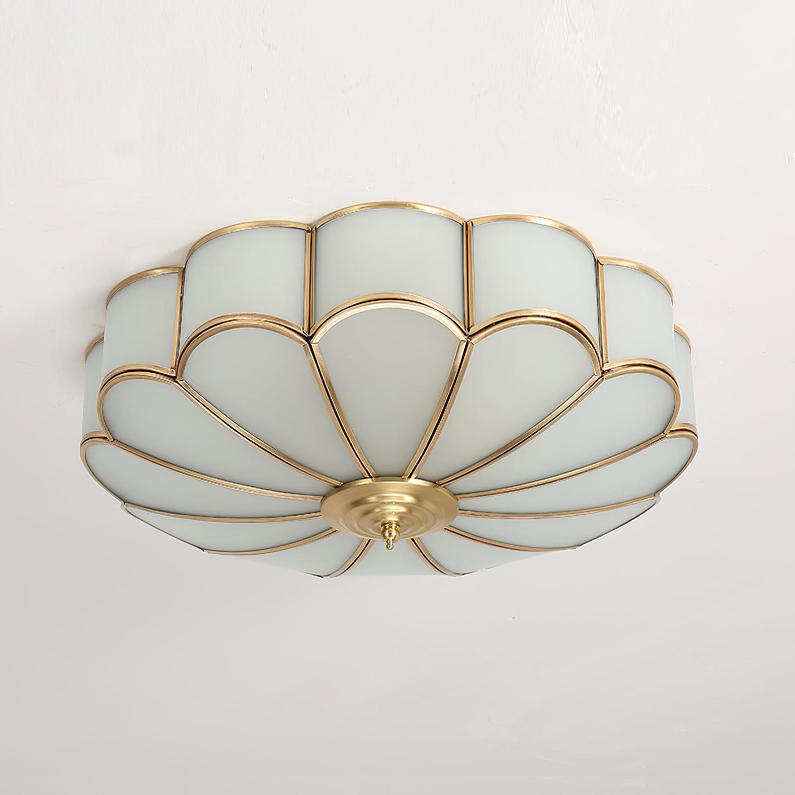 Flower Shape Glass Recessed Ceiling Light - Cueteks
