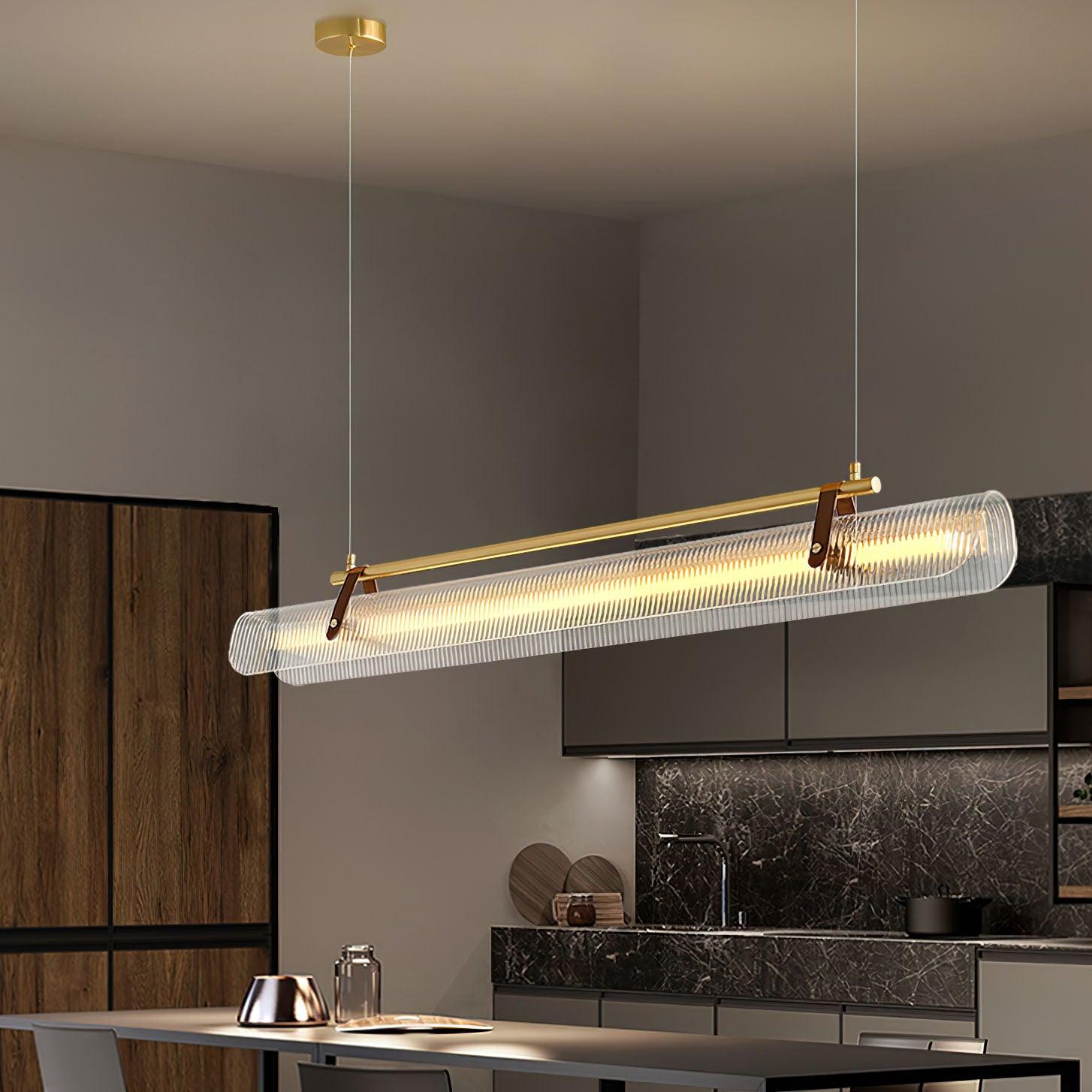Acrylic Linear Chandelier - Cueteks