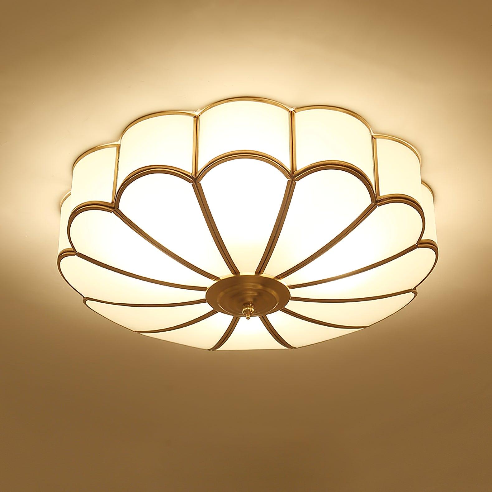 Flower Shape Glass Recessed Ceiling Light - Cueteks
