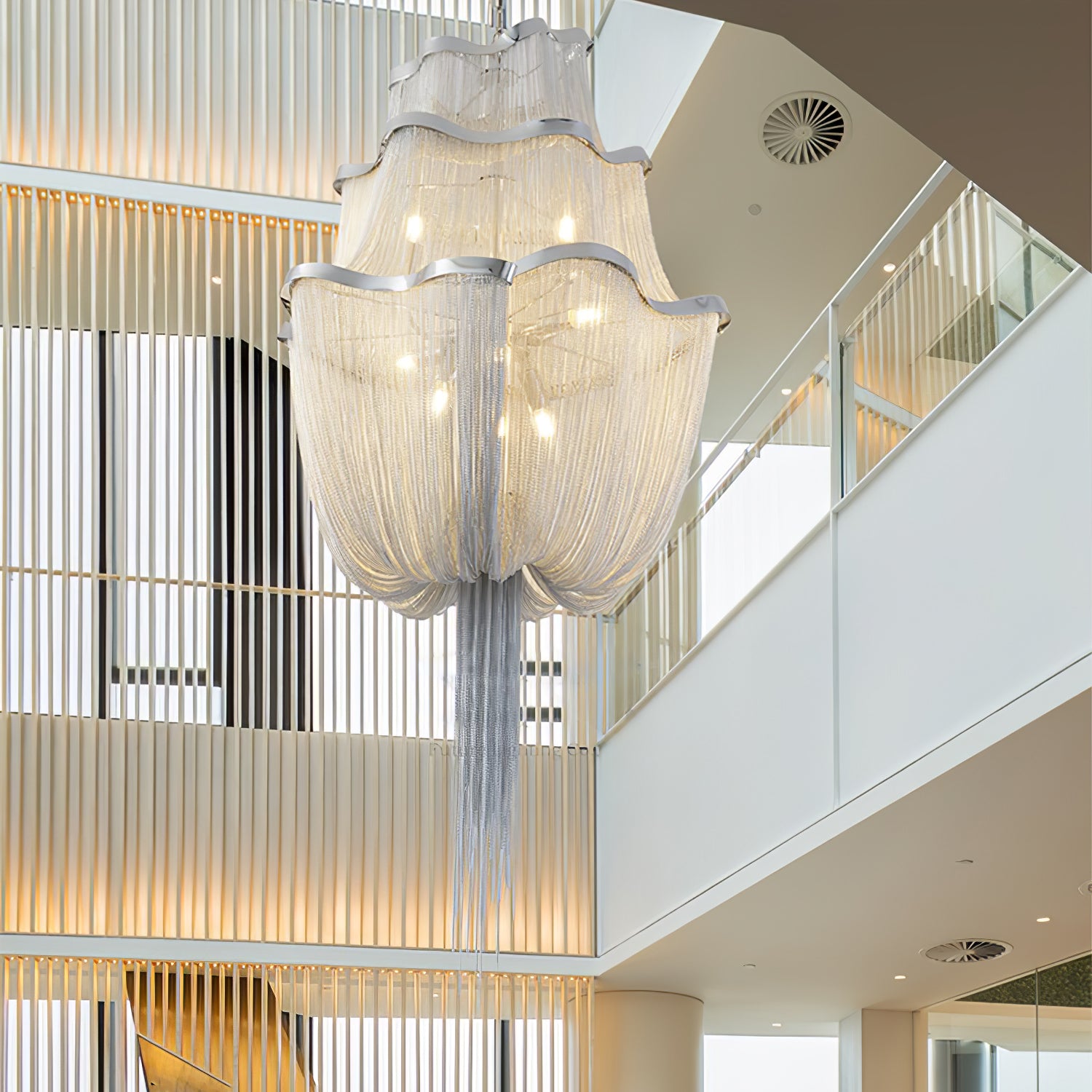 Chains Shimmering Chandelier - Cueteks