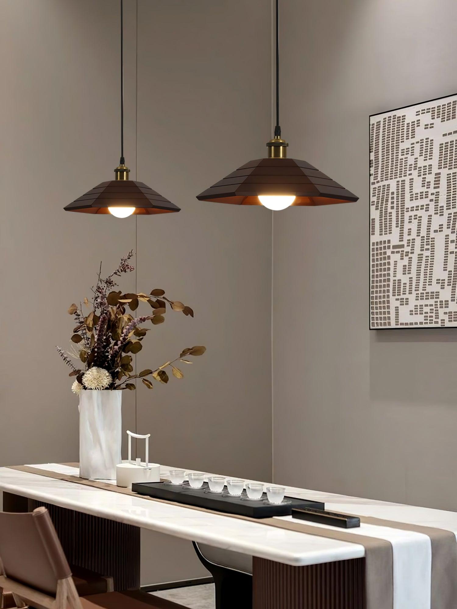 Aeyee Wood Pendant Light - Cueteks